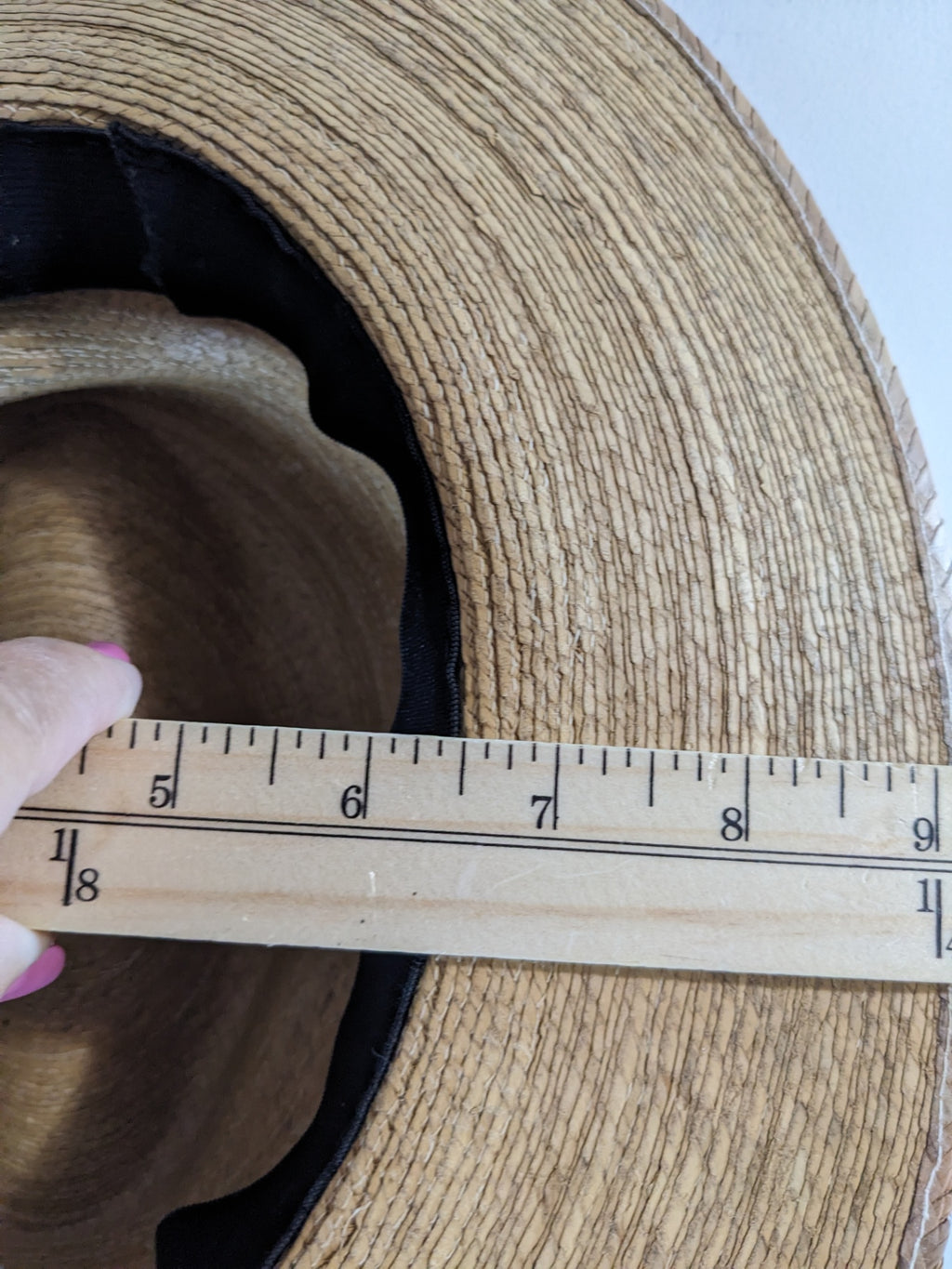 Brown Brim Hat- appears medium