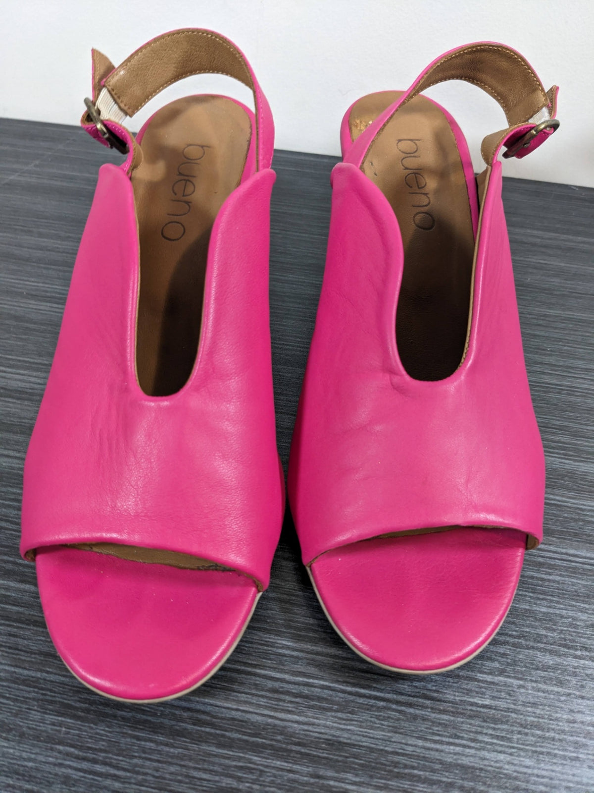 buenos pink mule sandals - sz 41