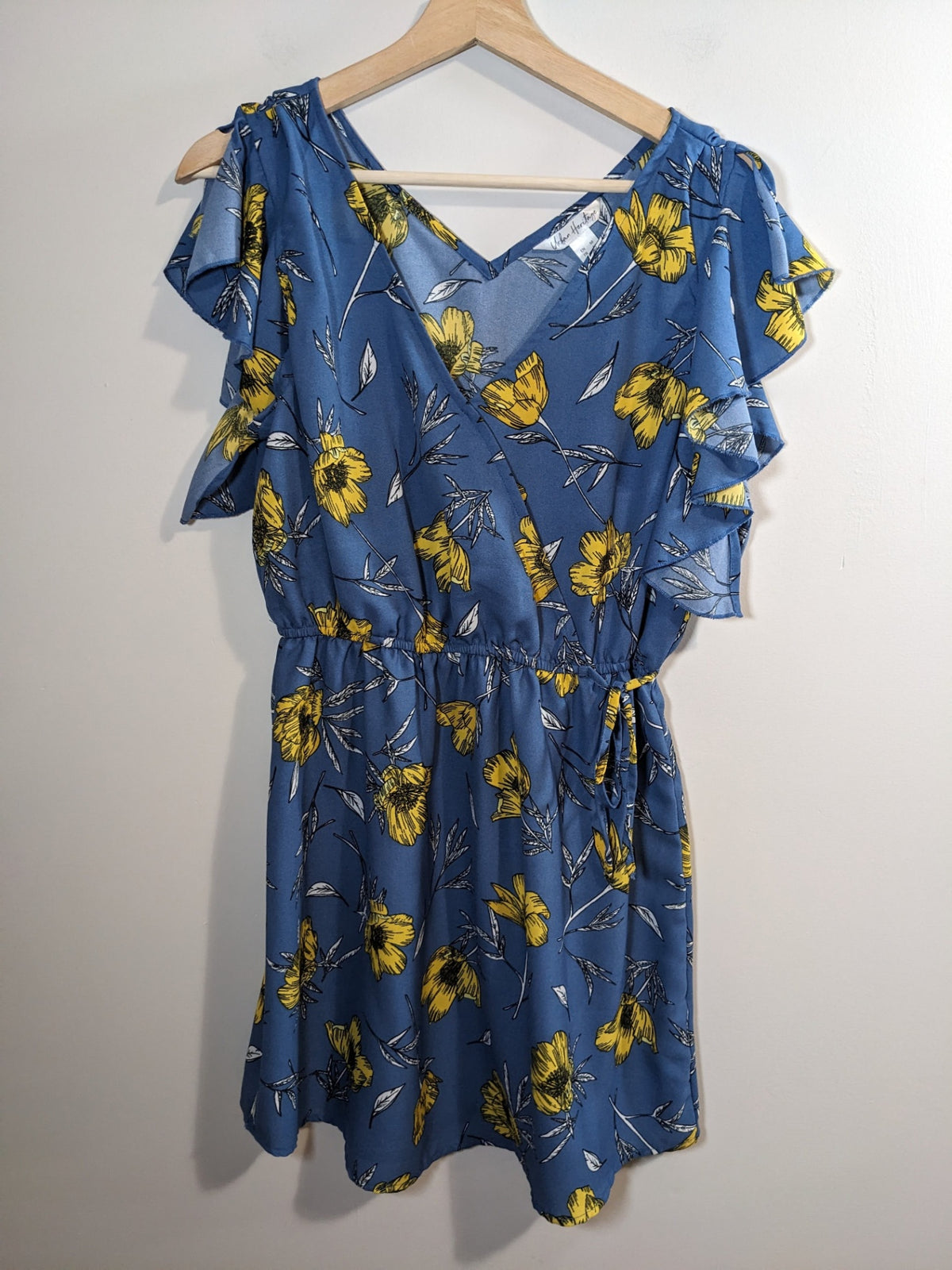 Urban Heritage Blue Floral Dress - M