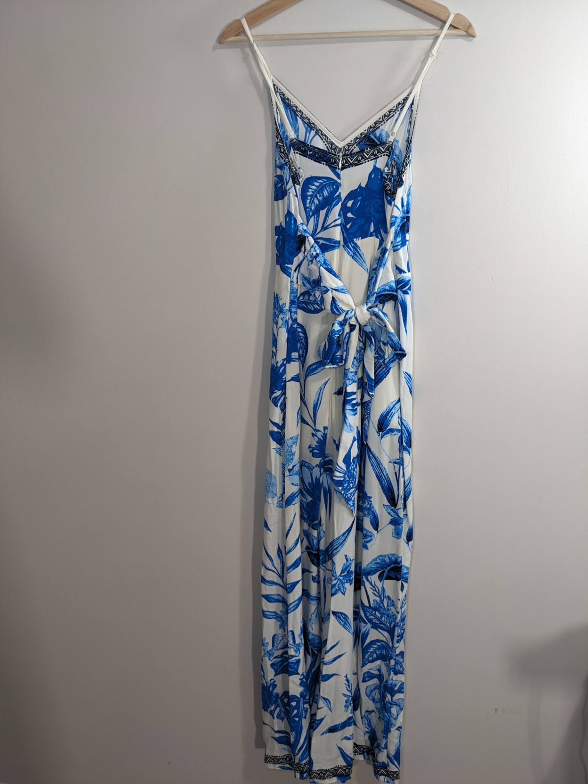 Freemarket White Floral Jumpsuit- M