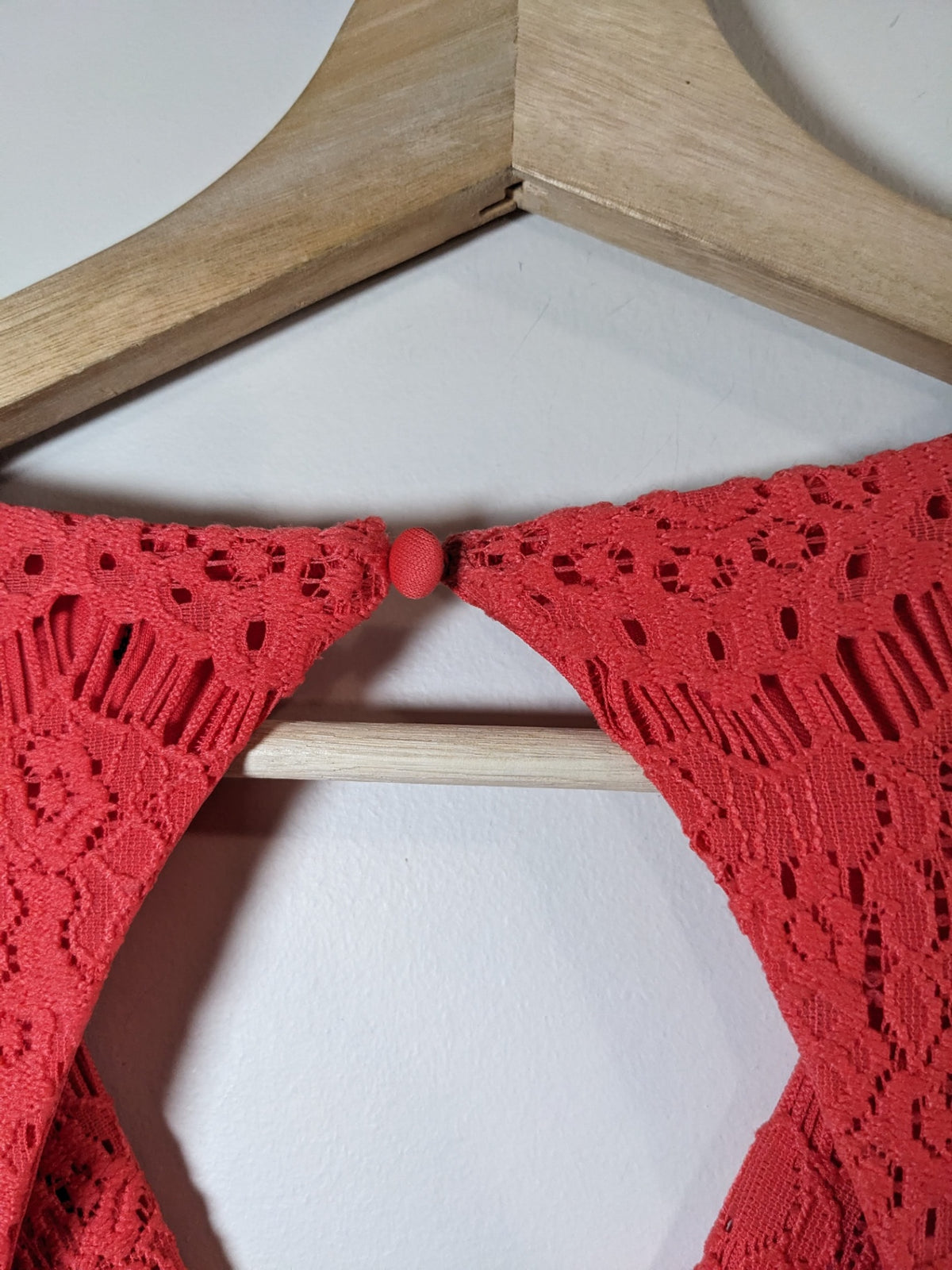 GUESS Red Lace Dress - XS