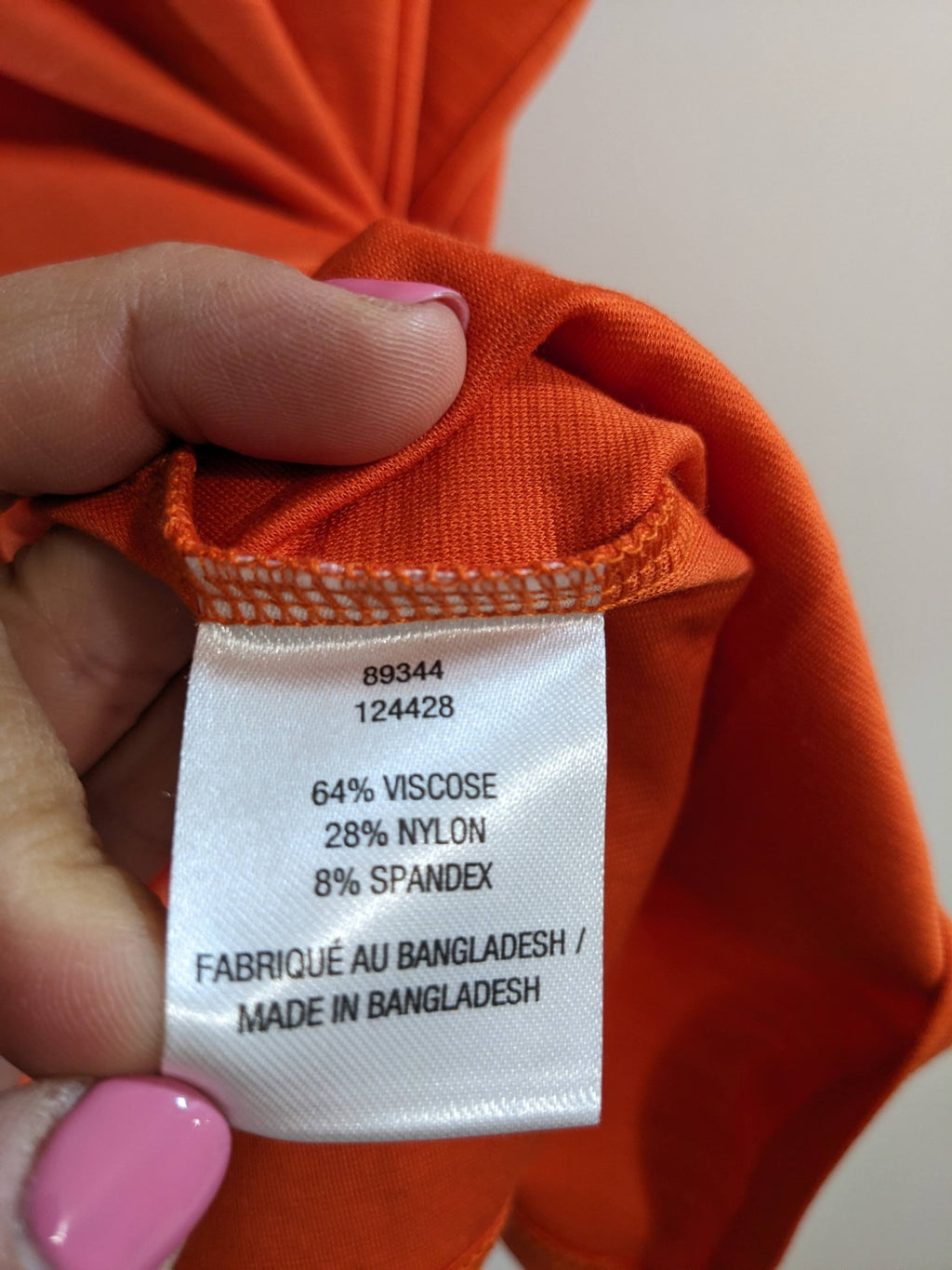 NWT LAURA PLUS Orange Tie T-Shirt - 2X
