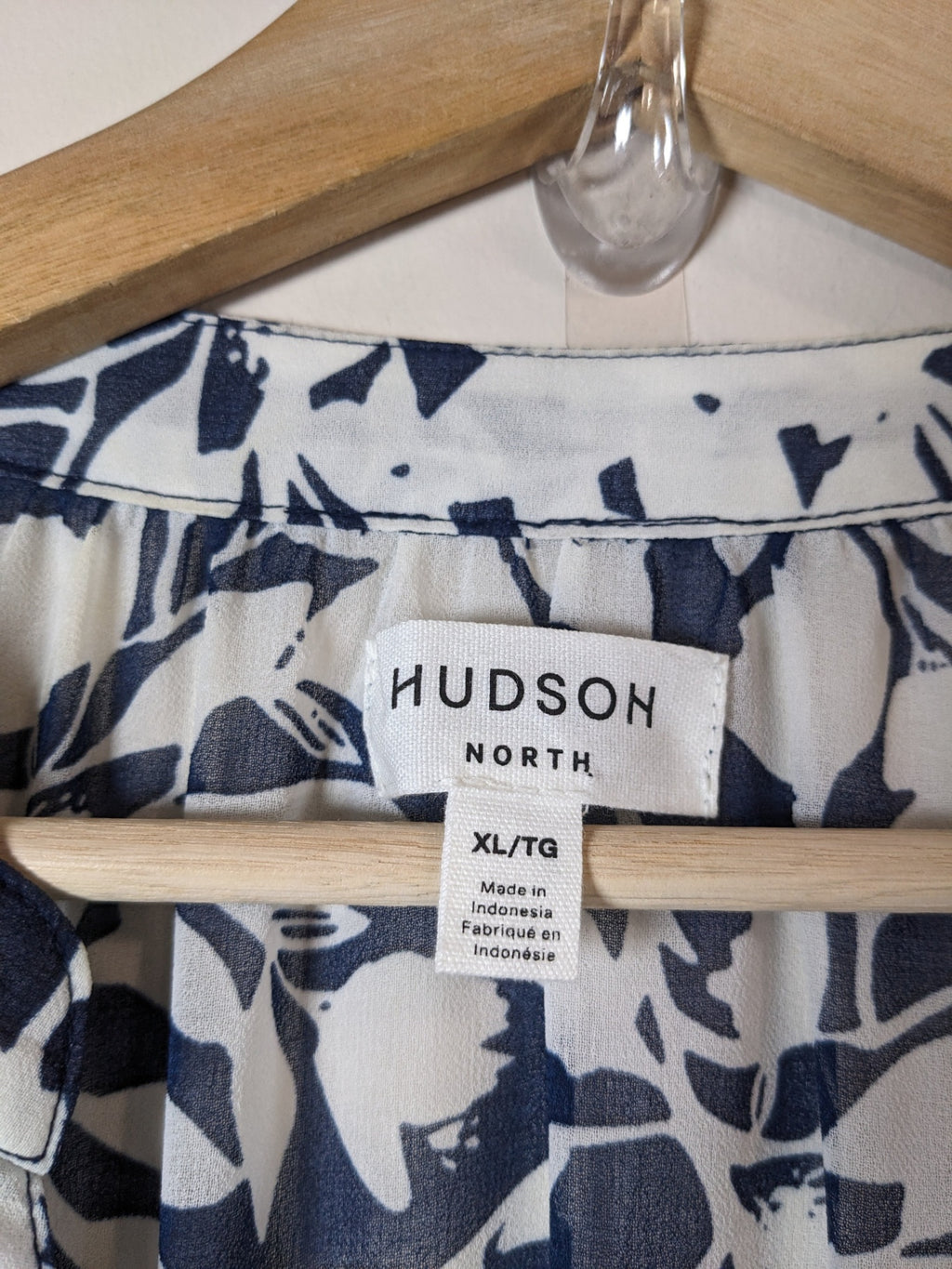 HUDSON NORTH Blue Floral Maxi - XL