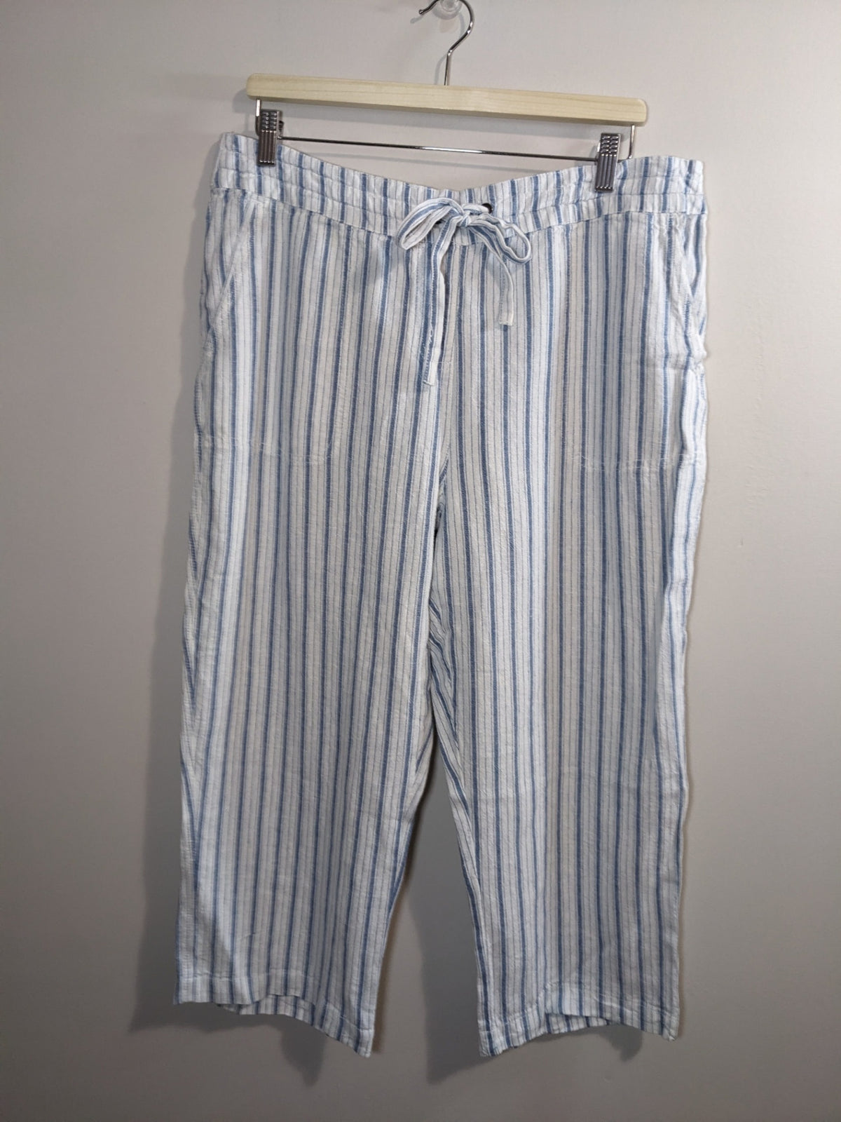 Alexander Jordan Striped Linen Pants - XL