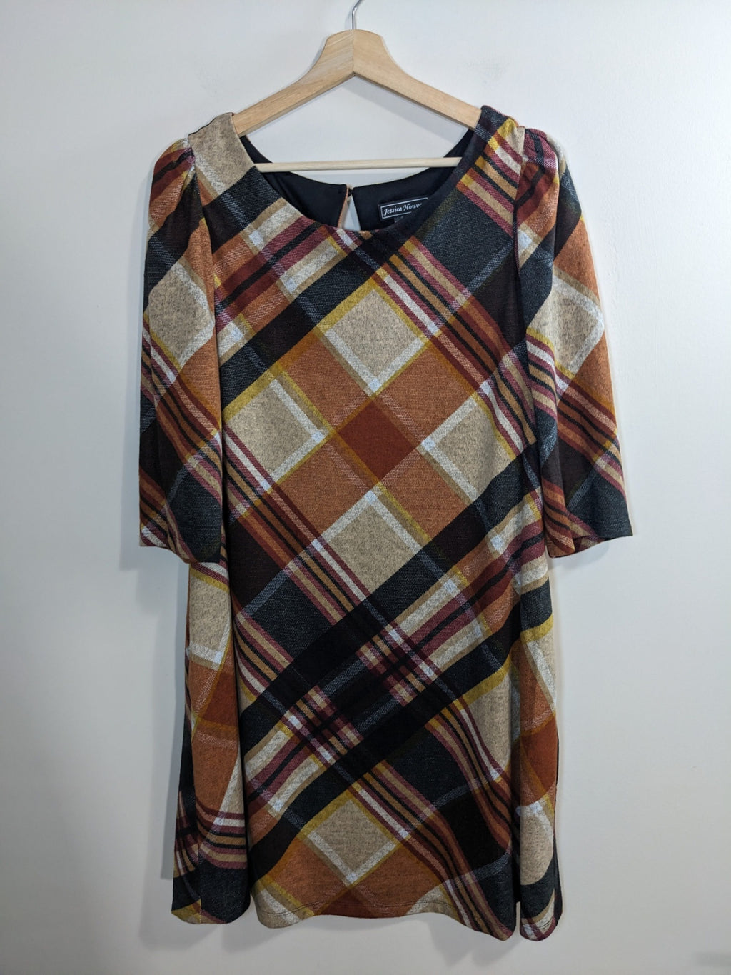 Jessica Howard Plaid Dress - XL
