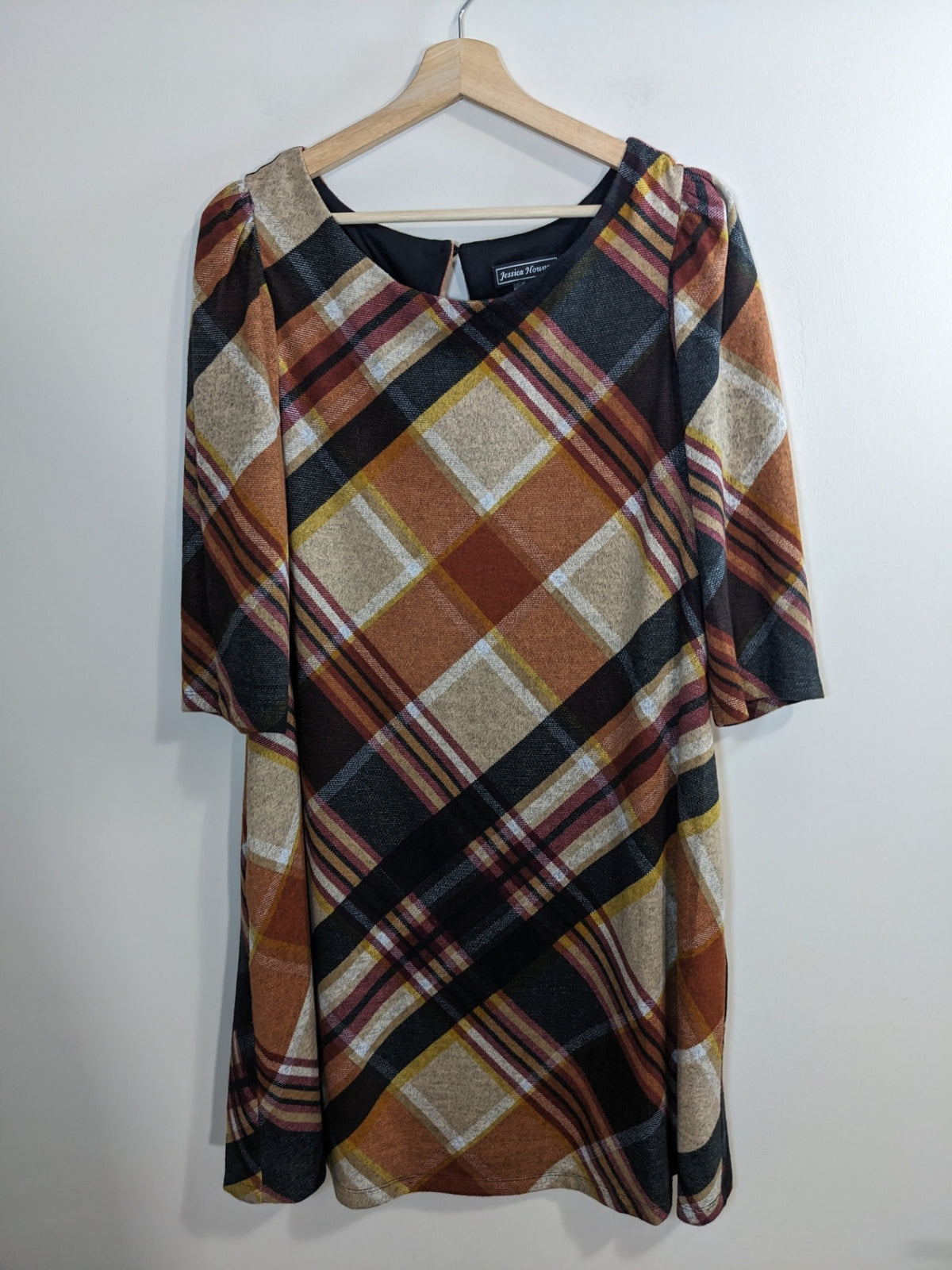 Jessica Howard Plaid Dress - XL