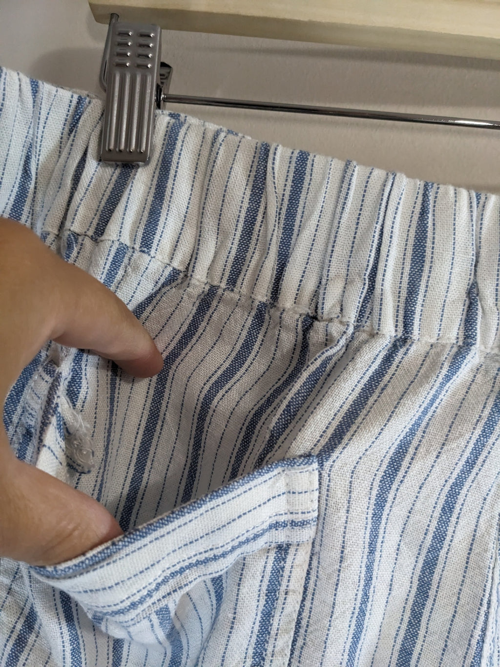 Alexander Jordan Striped Linen Pants - XL