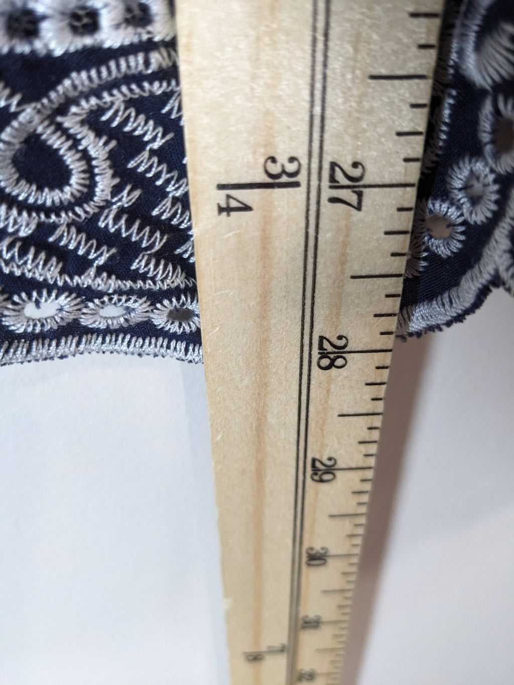 Papillon Navy Blouse- 2XL