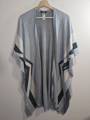 Roots Grey Poncho - One Size
