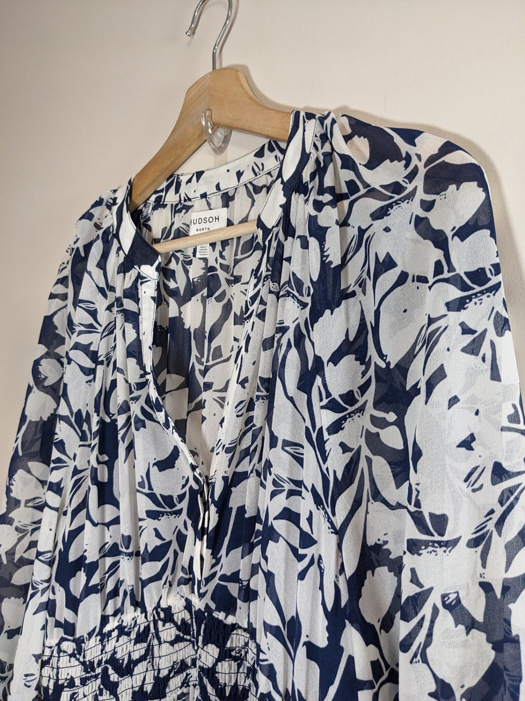 HUDSON NORTH Blue Floral Maxi - XL