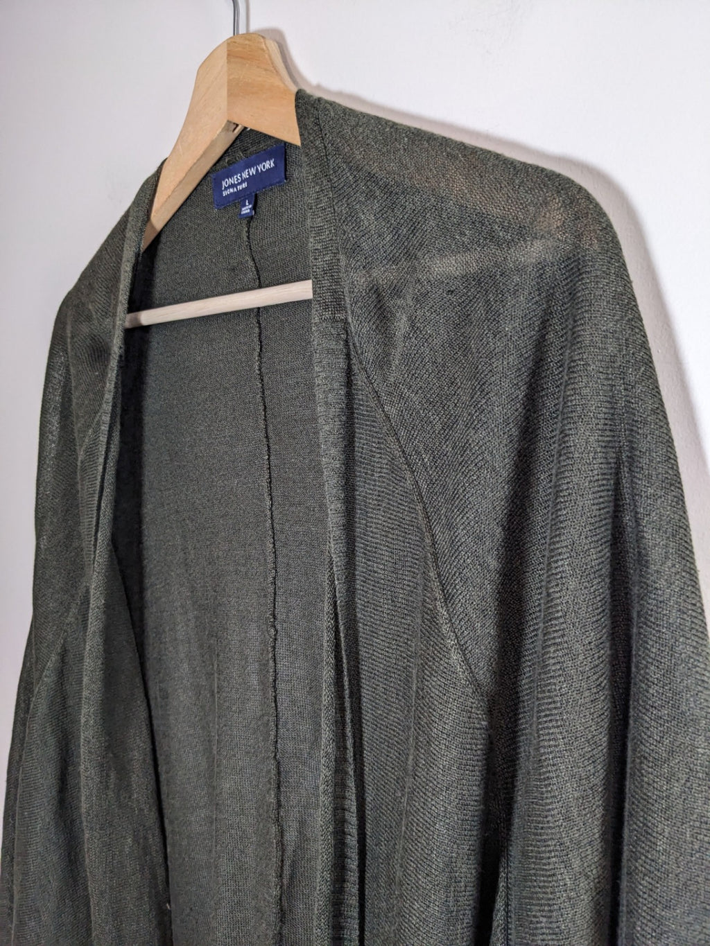 Jones New York Green Cardigan - L