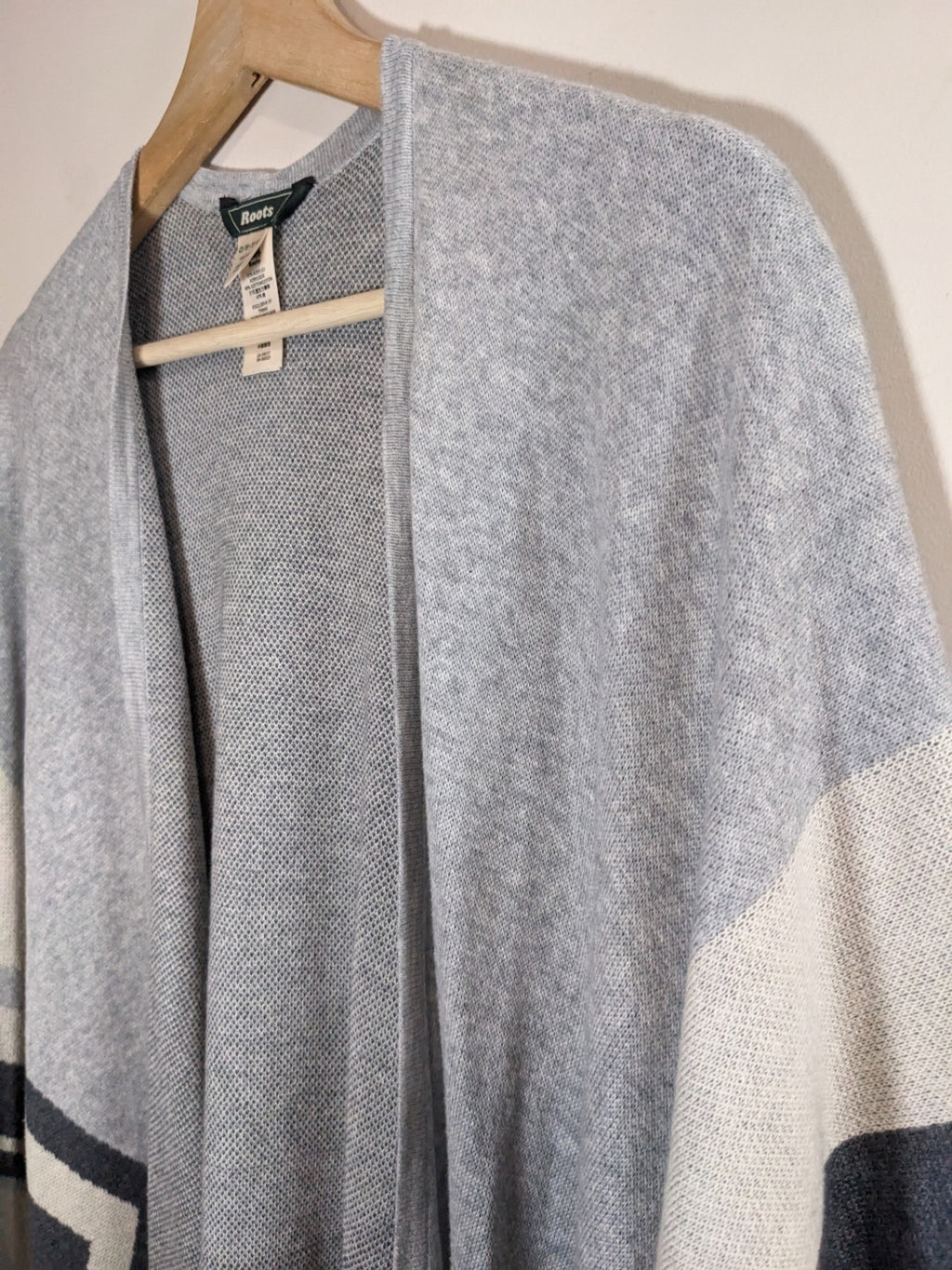 Roots Grey Poncho - One Size