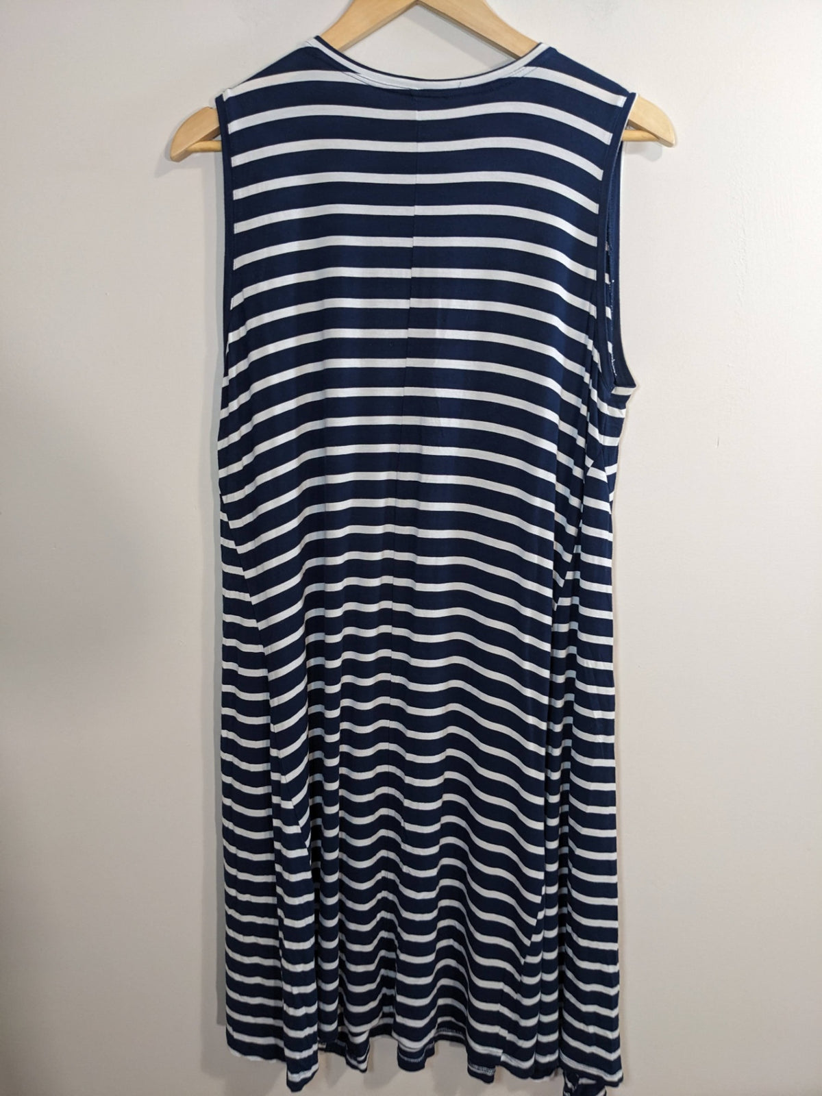 style & co striped sleevless dress - XL
