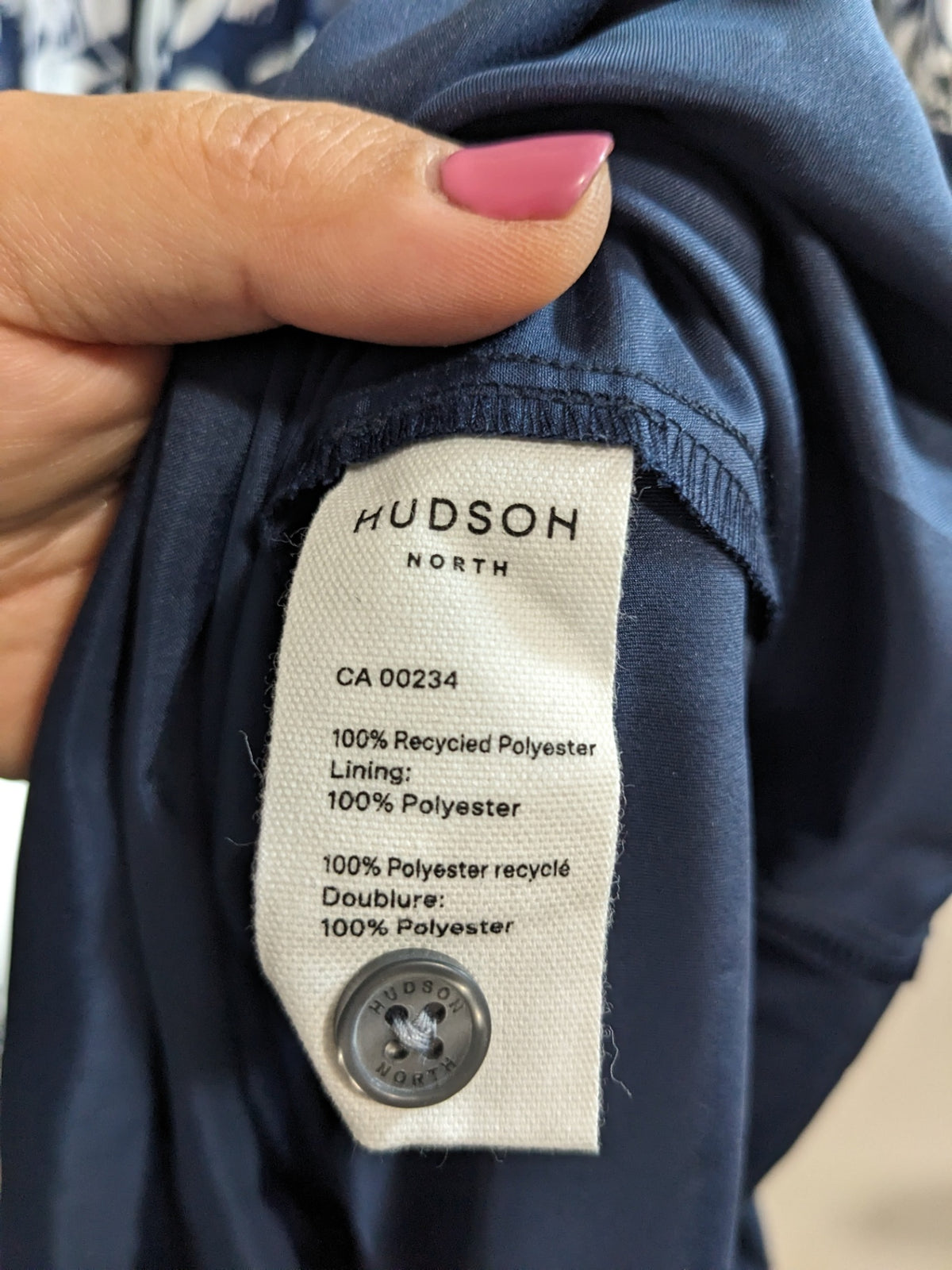HUDSON NORTH Blue Floral Maxi - XL
