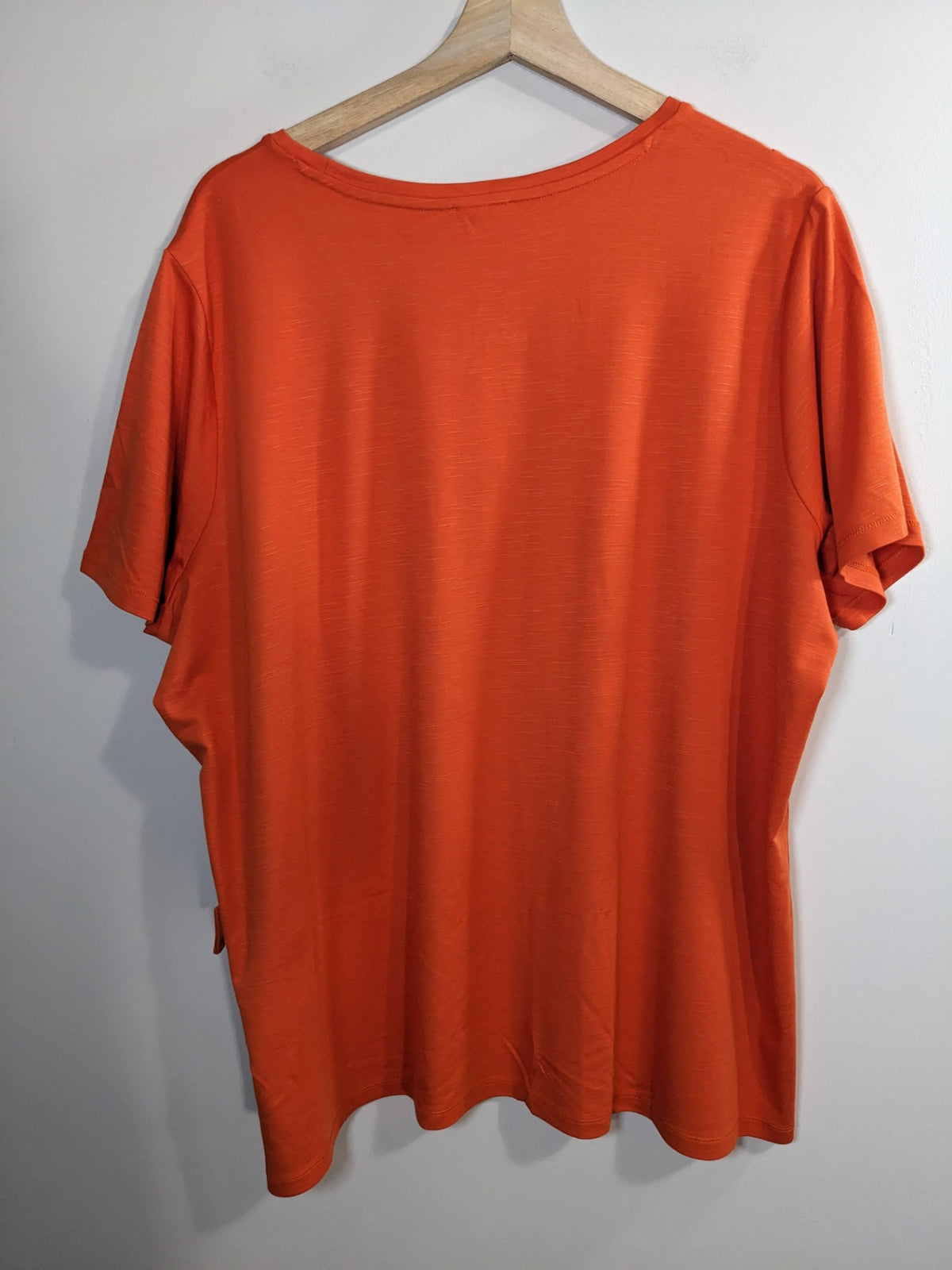 NWT LAURA PLUS Orange Tie T-Shirt - 2X