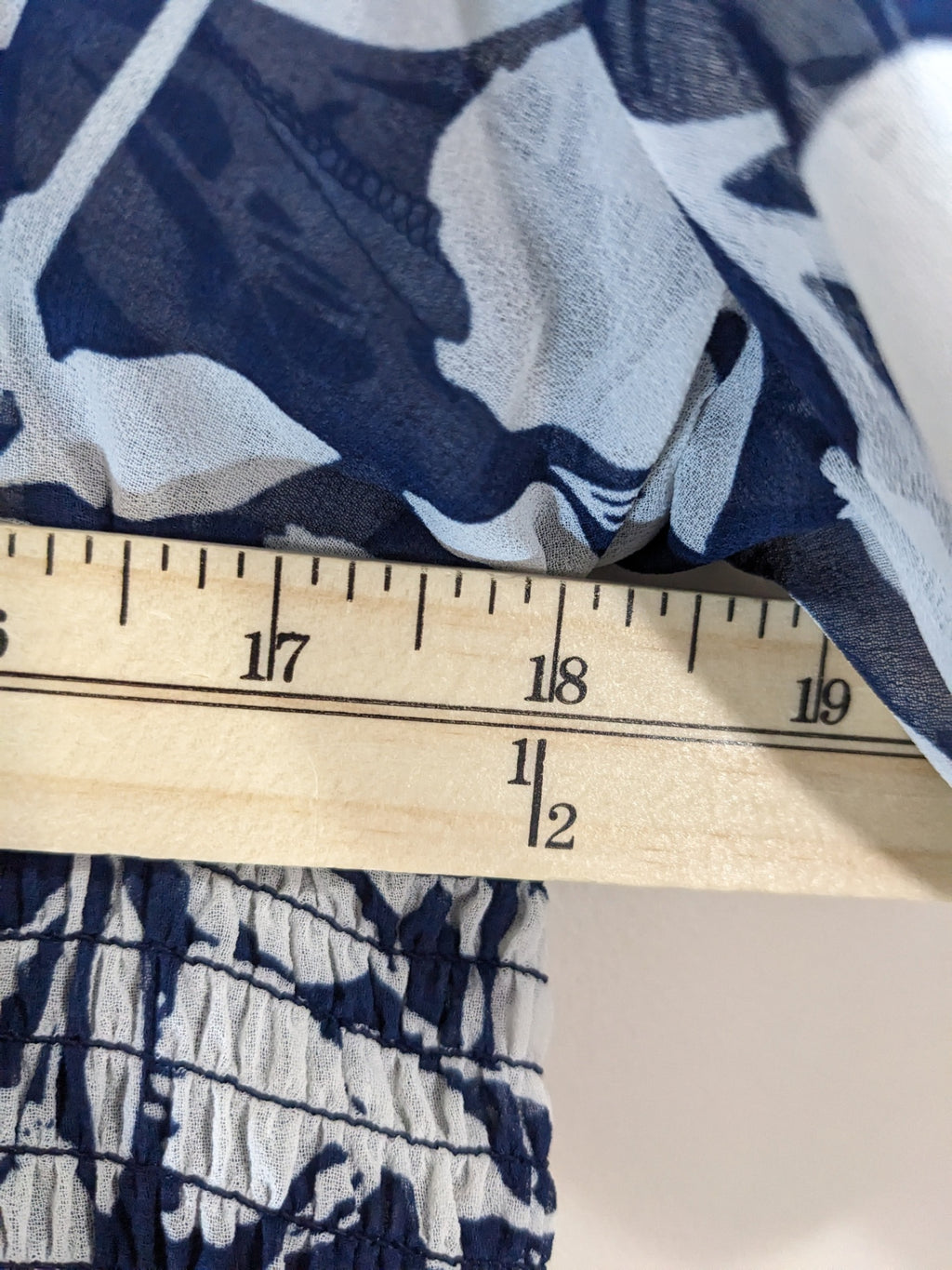 HUDSON NORTH Blue Floral Maxi - XL