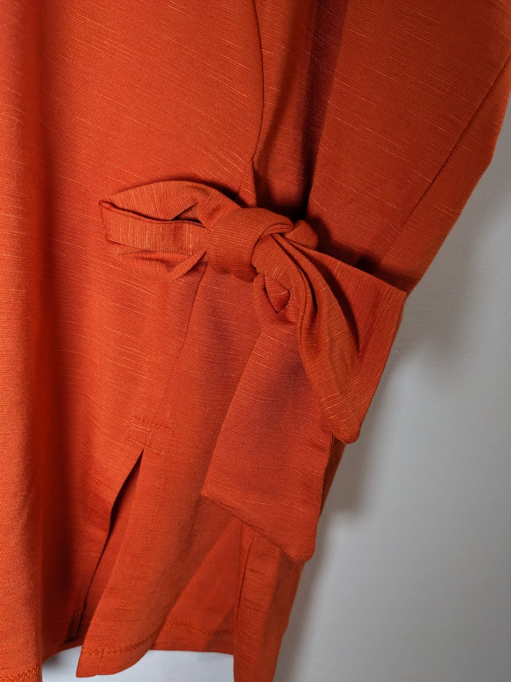NWT LAURA PLUS Orange Tie T-Shirt - 2X