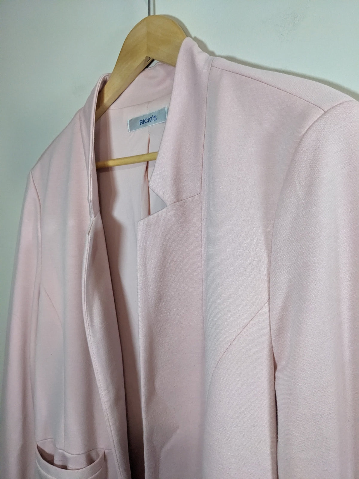 RICKI'S Light Pink Jacket- L