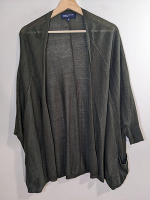Jones New York Green Cardigan - L