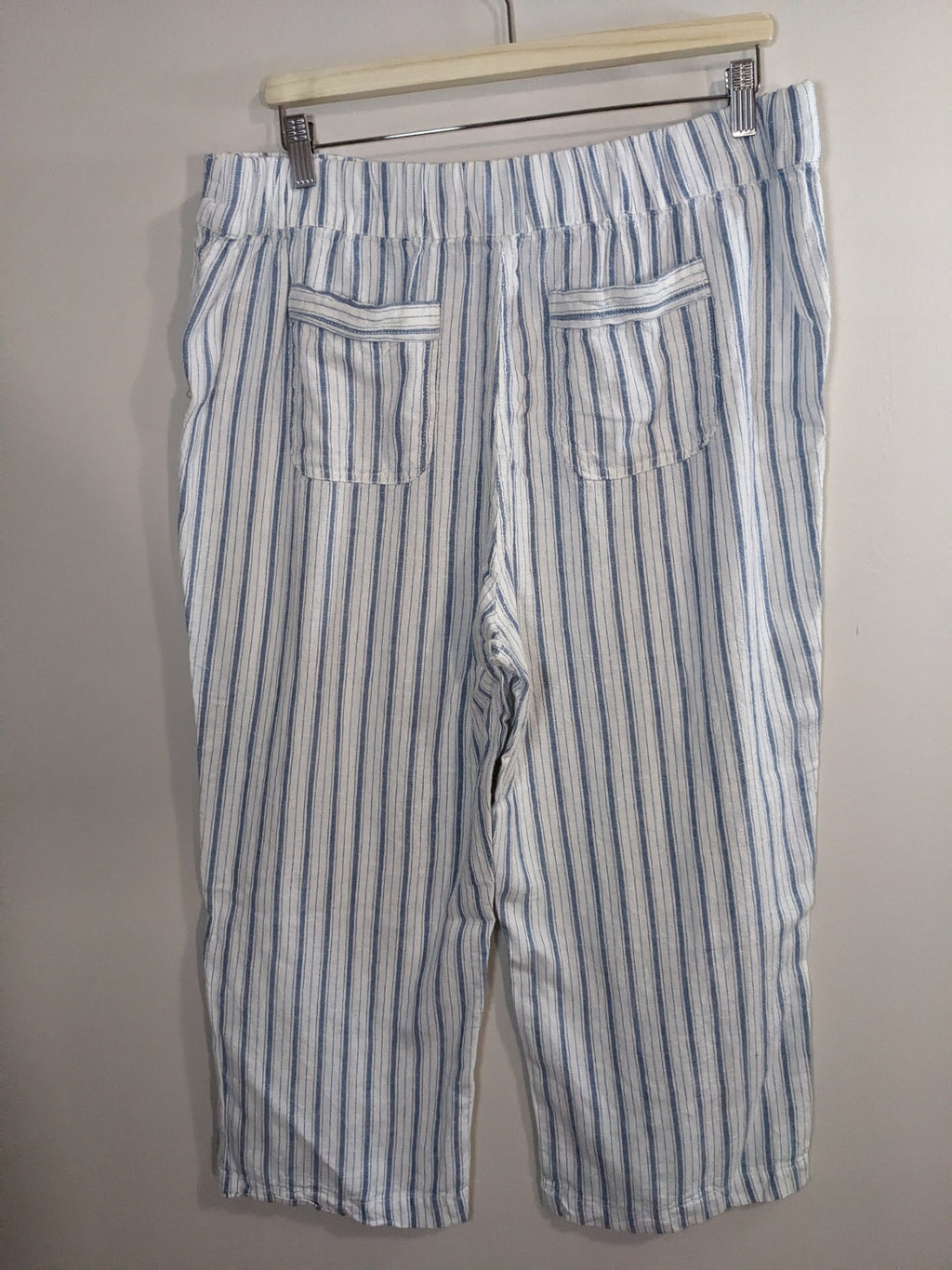 Alexander Jordan Striped Linen Pants - XL
