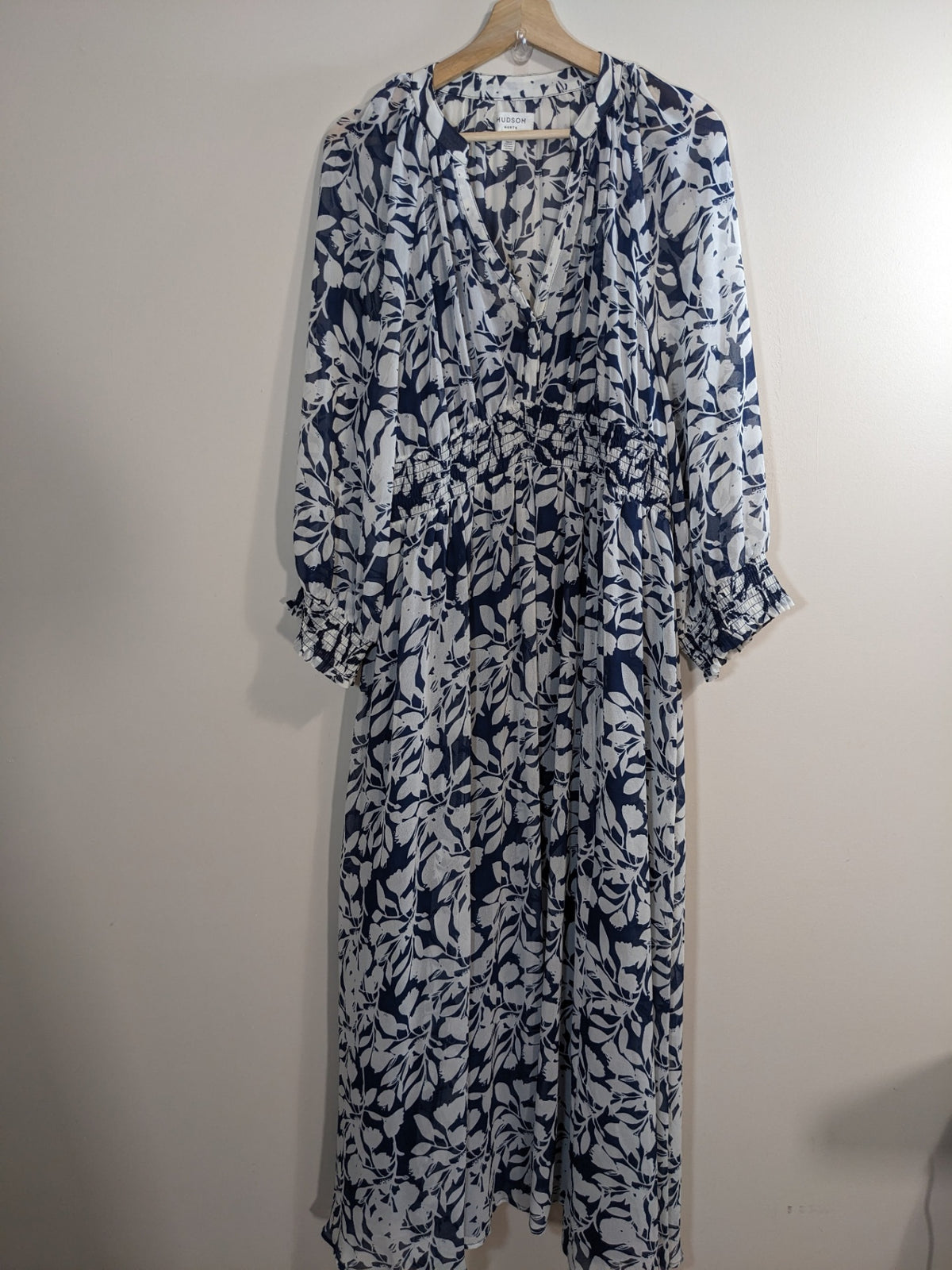 HUDSON NORTH Blue Floral Maxi - XL