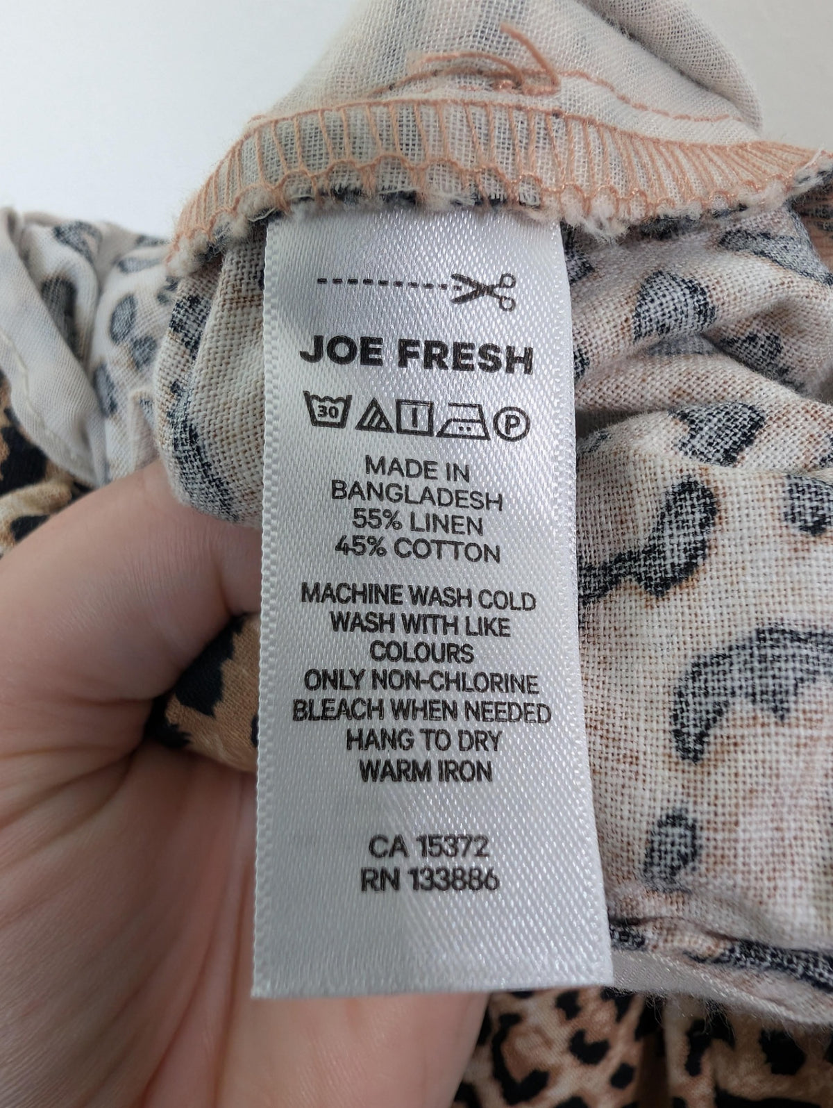 NWT Joe Fresh cheetah shorts - XL