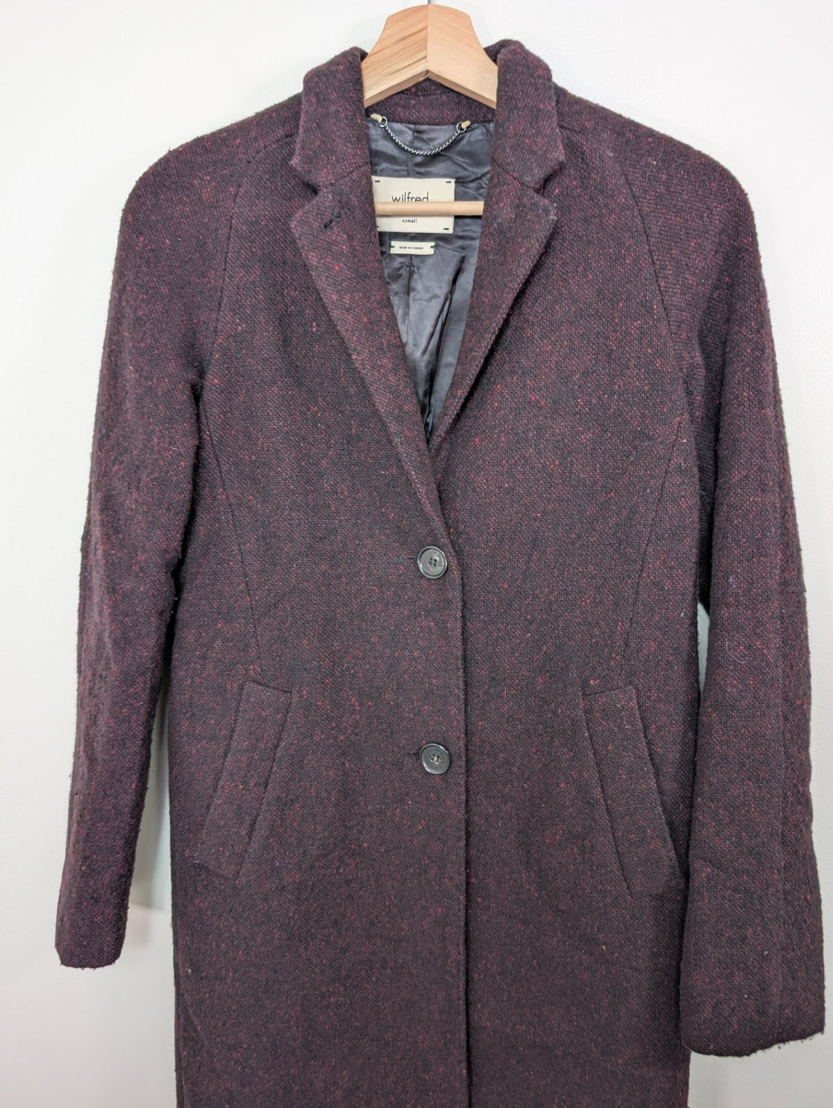 Wilfred wool coat - XS