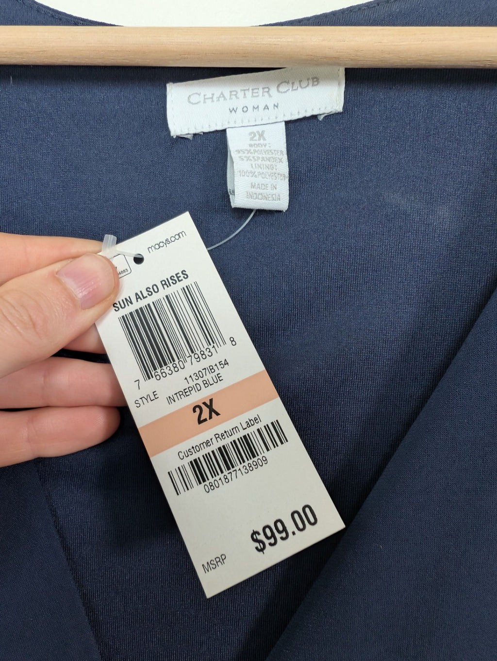 NWT Charter Club dress - 2XL