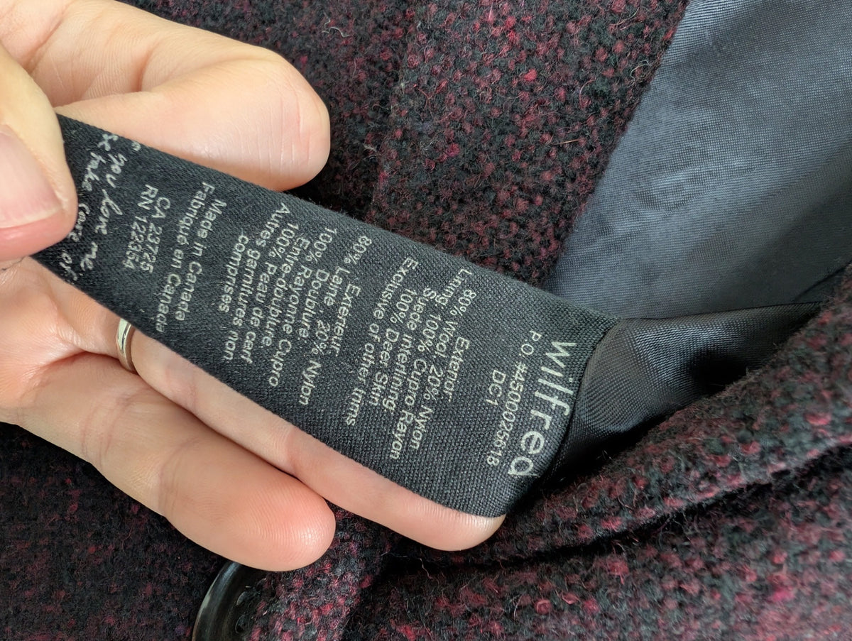 Wilfred wool coat - XS