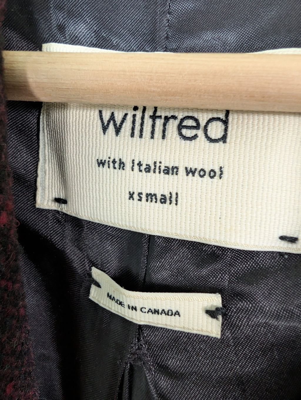 Wilfred wool coat - XS