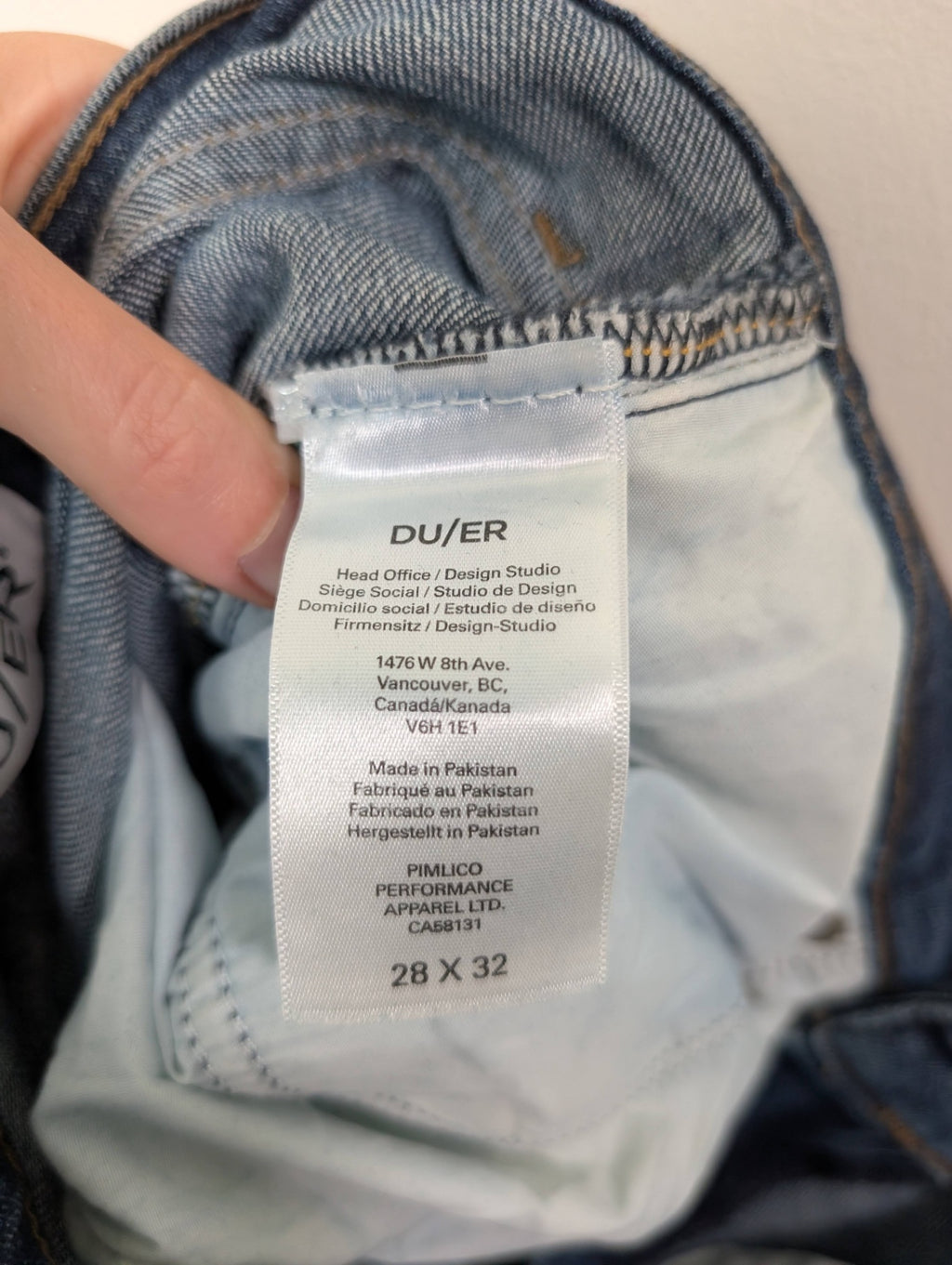 DU/ER jeans - 28 x 32