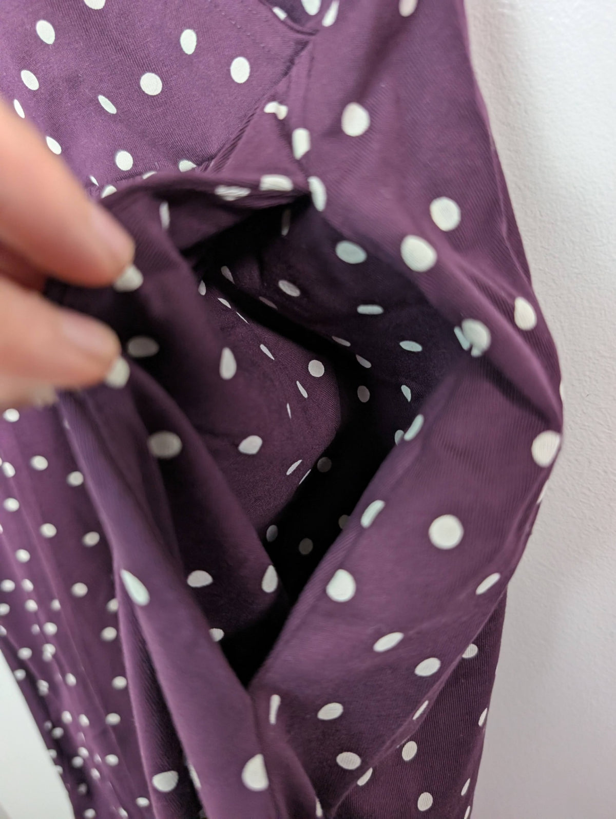 pact polka-dot organic cotton dress - M