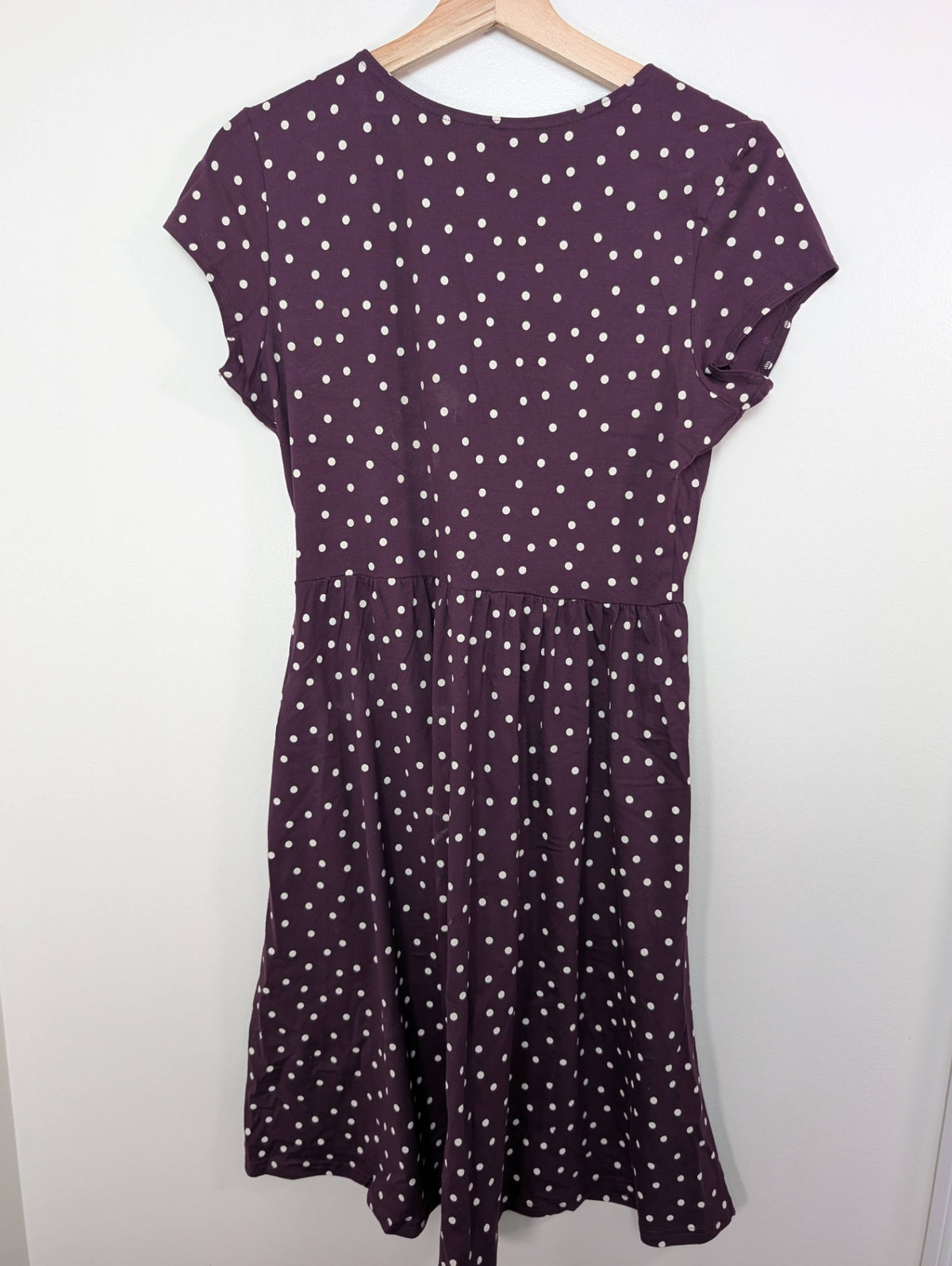 pact polka-dot organic cotton dress - M