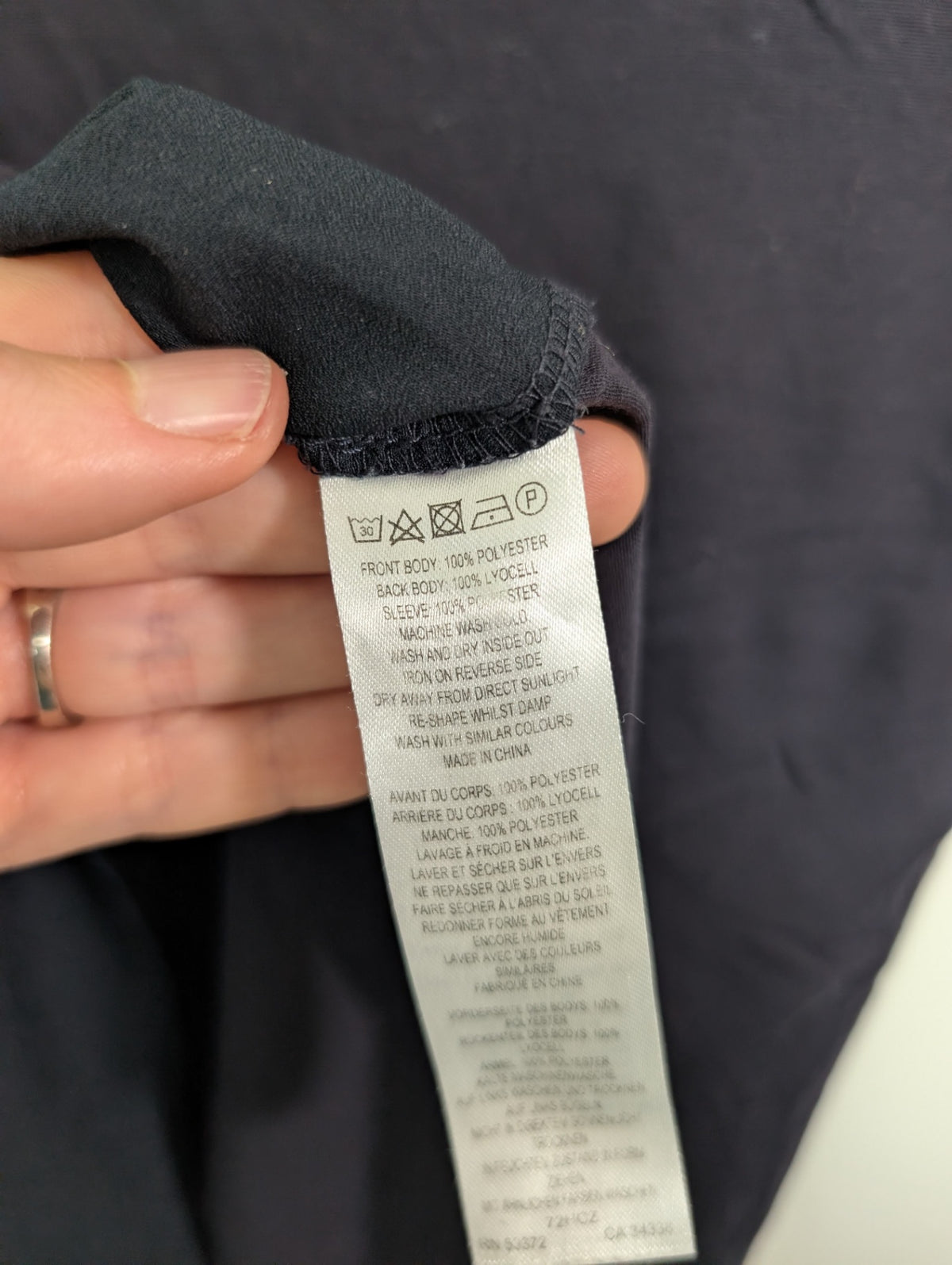 French Connection black blouse - M