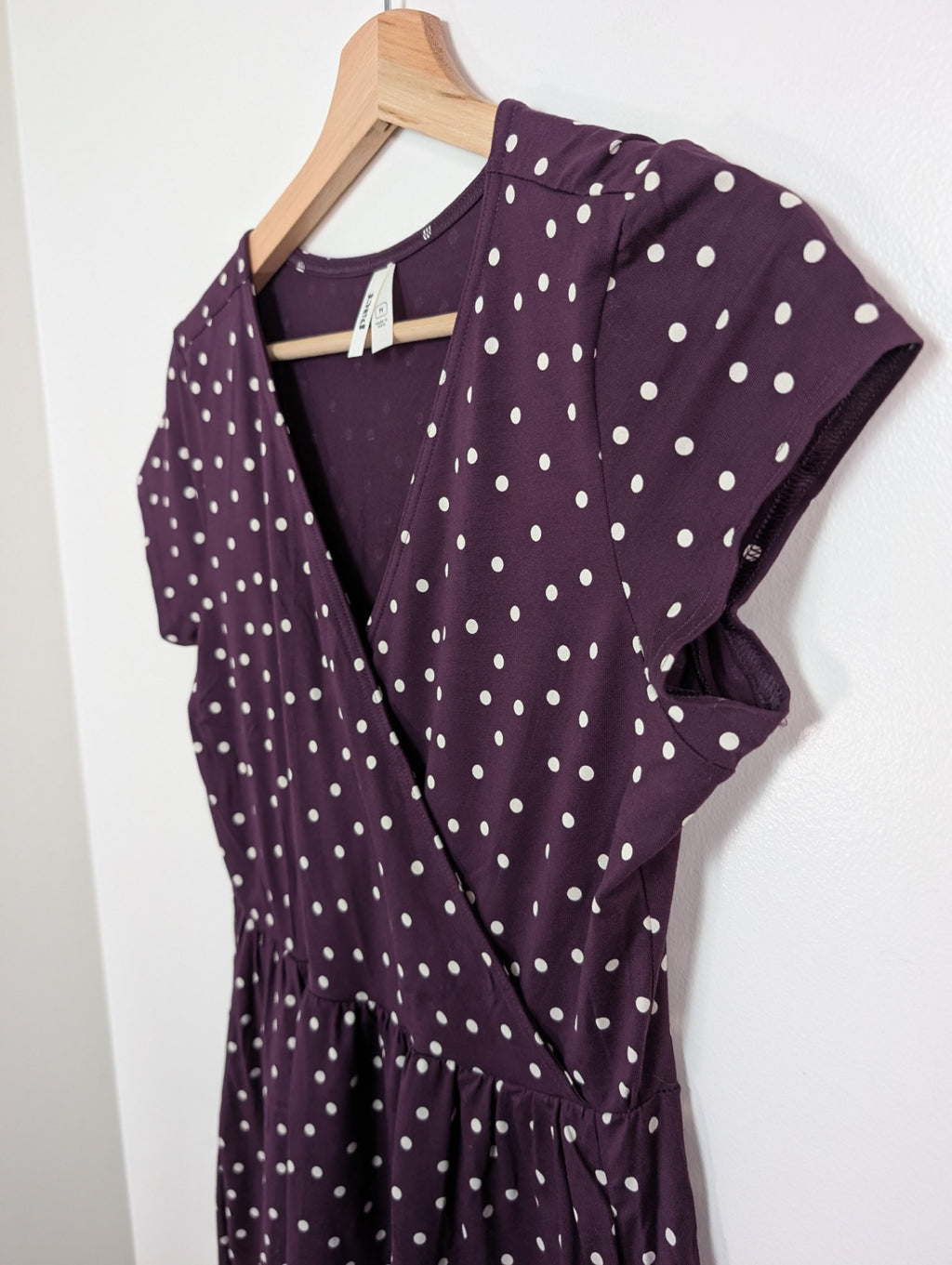 pact polka-dot organic cotton dress - M