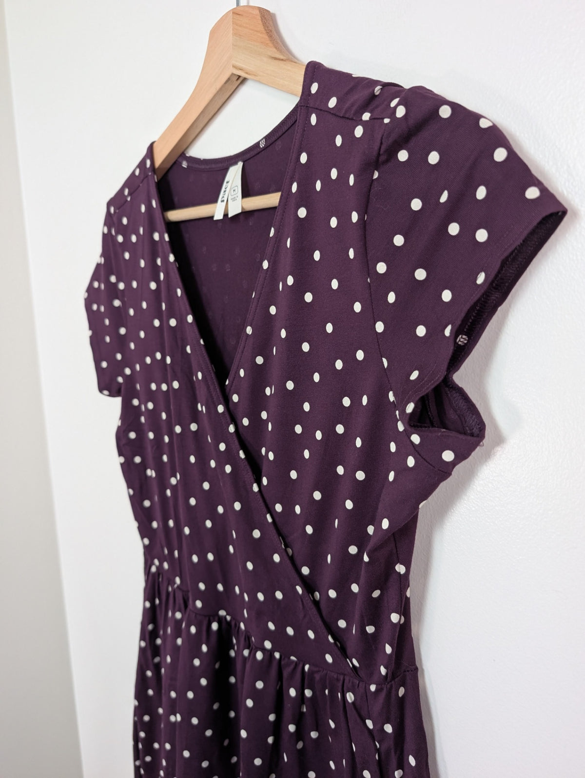 pact polka-dot organic cotton dress - M