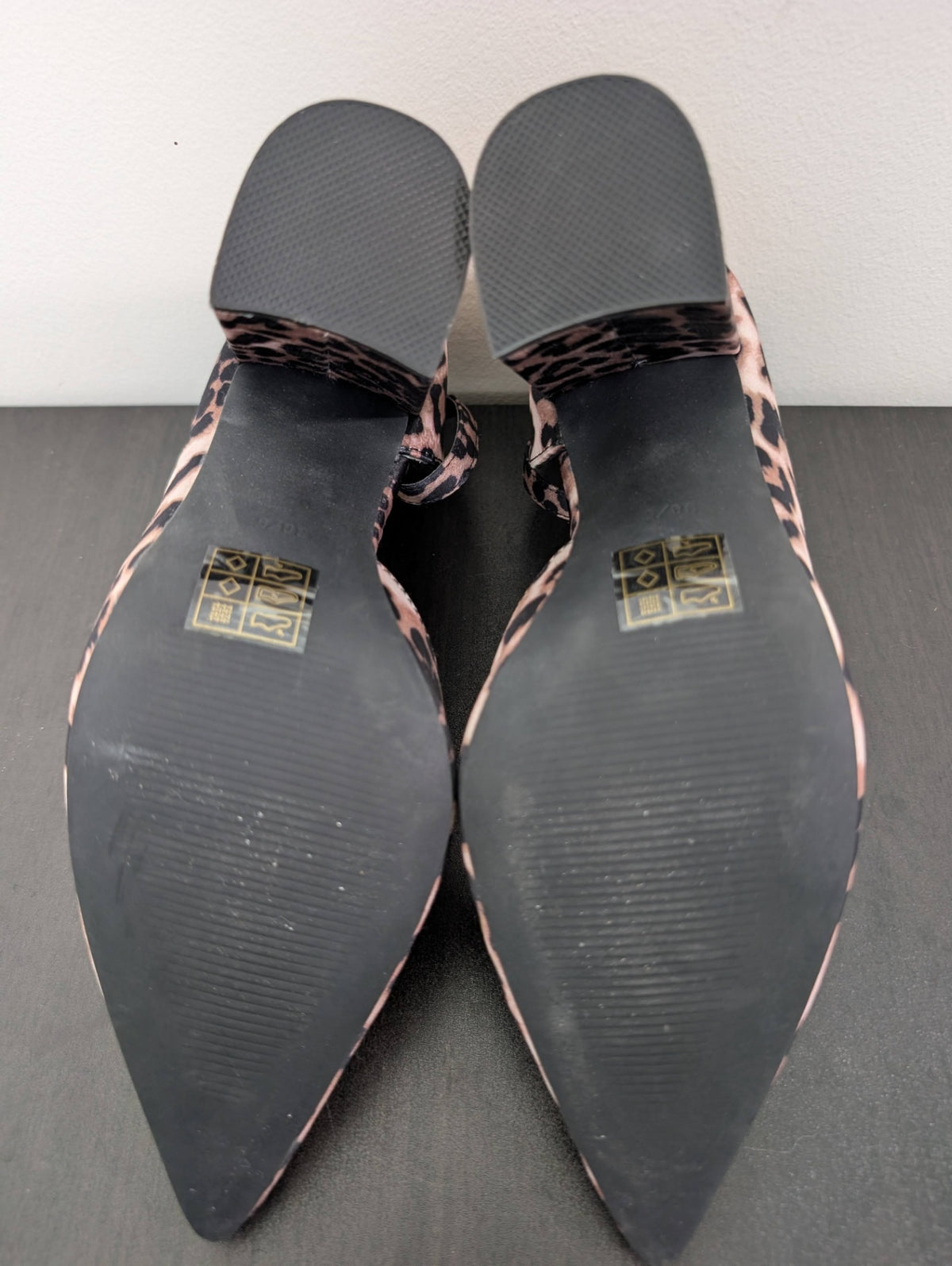London Rebel animal print heels - 38/5