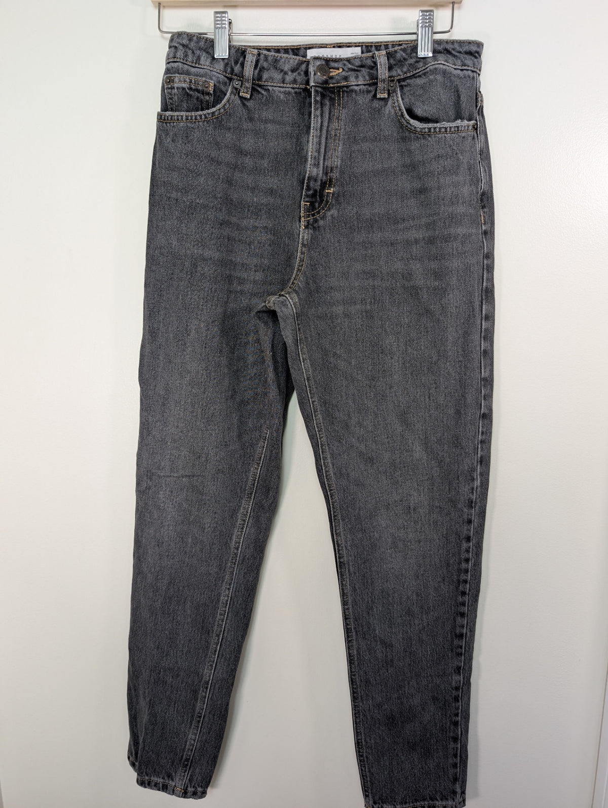 Topshop black mom jean - 30
