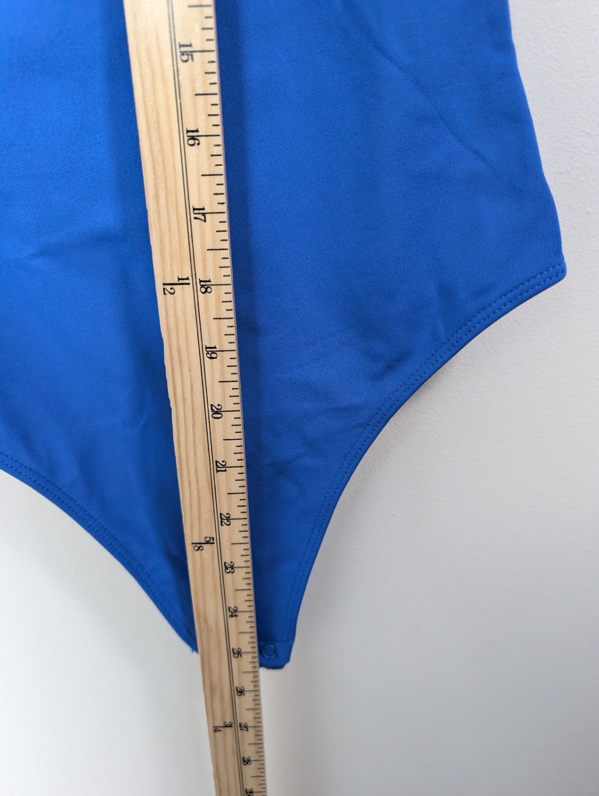 Babaton blue bodysuit - S