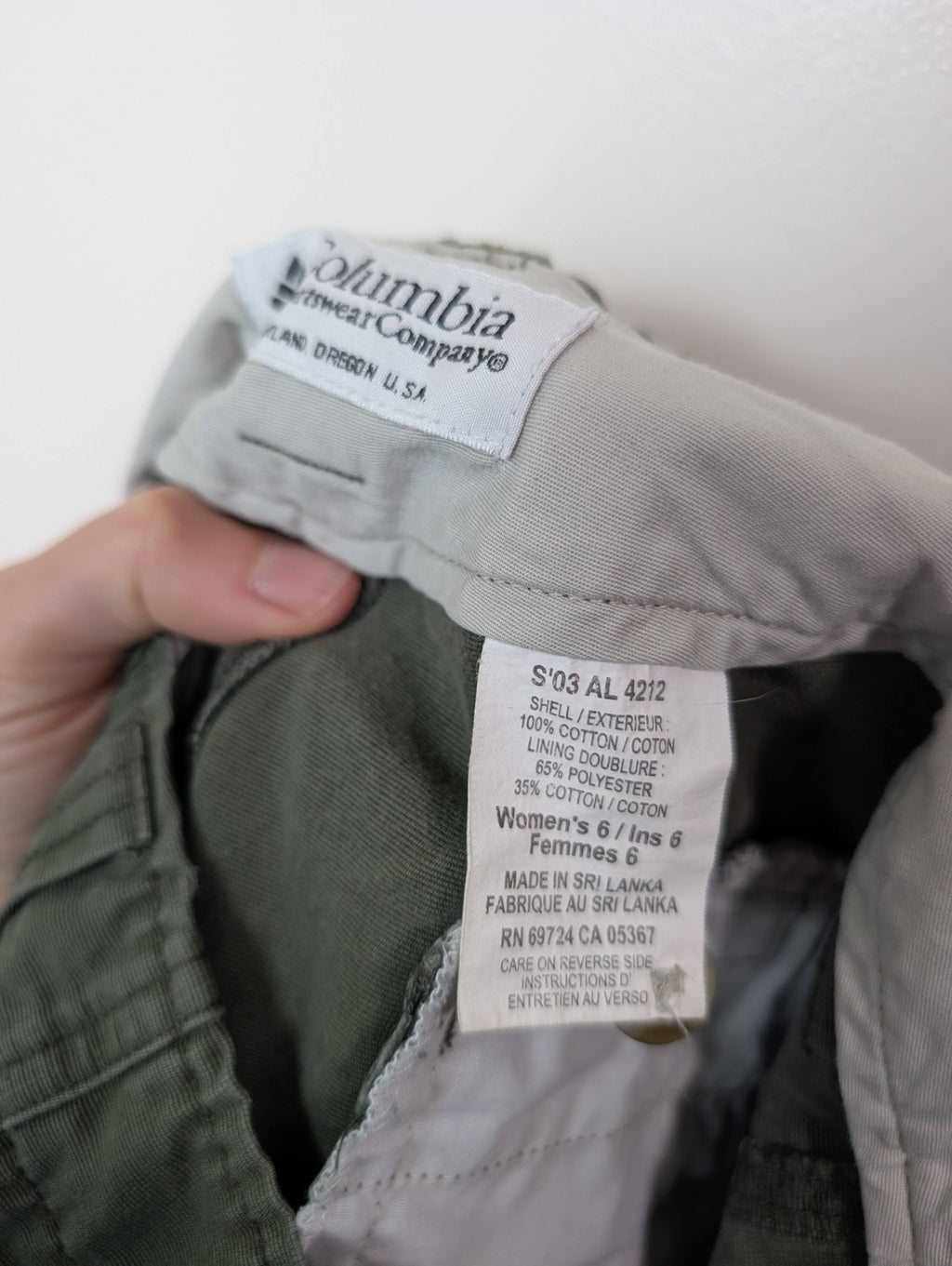Columbia green shorts - 6