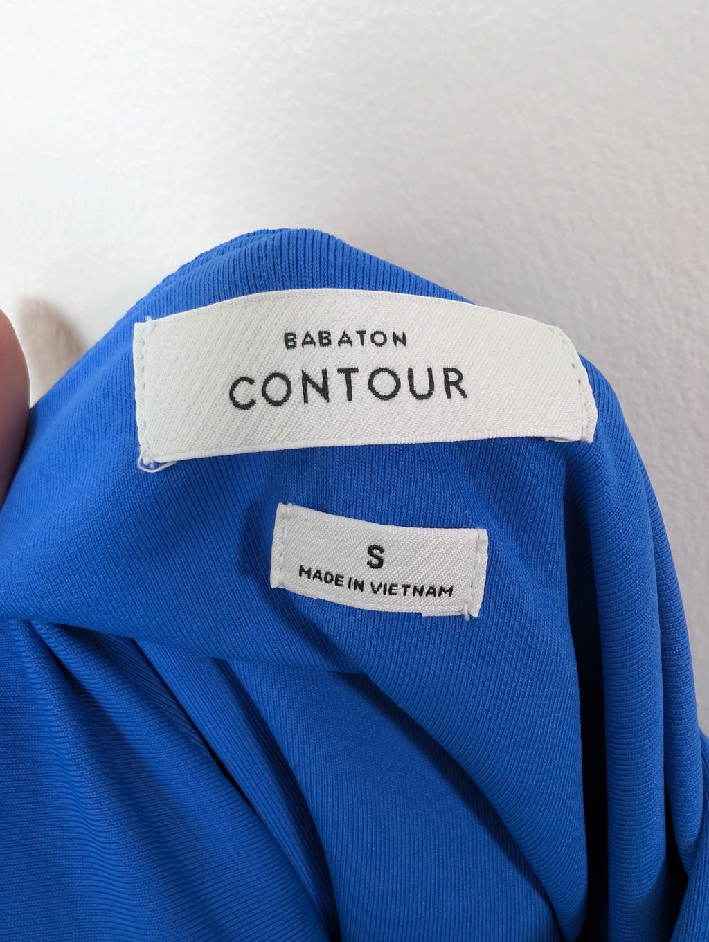 Babaton blue bodysuit - S