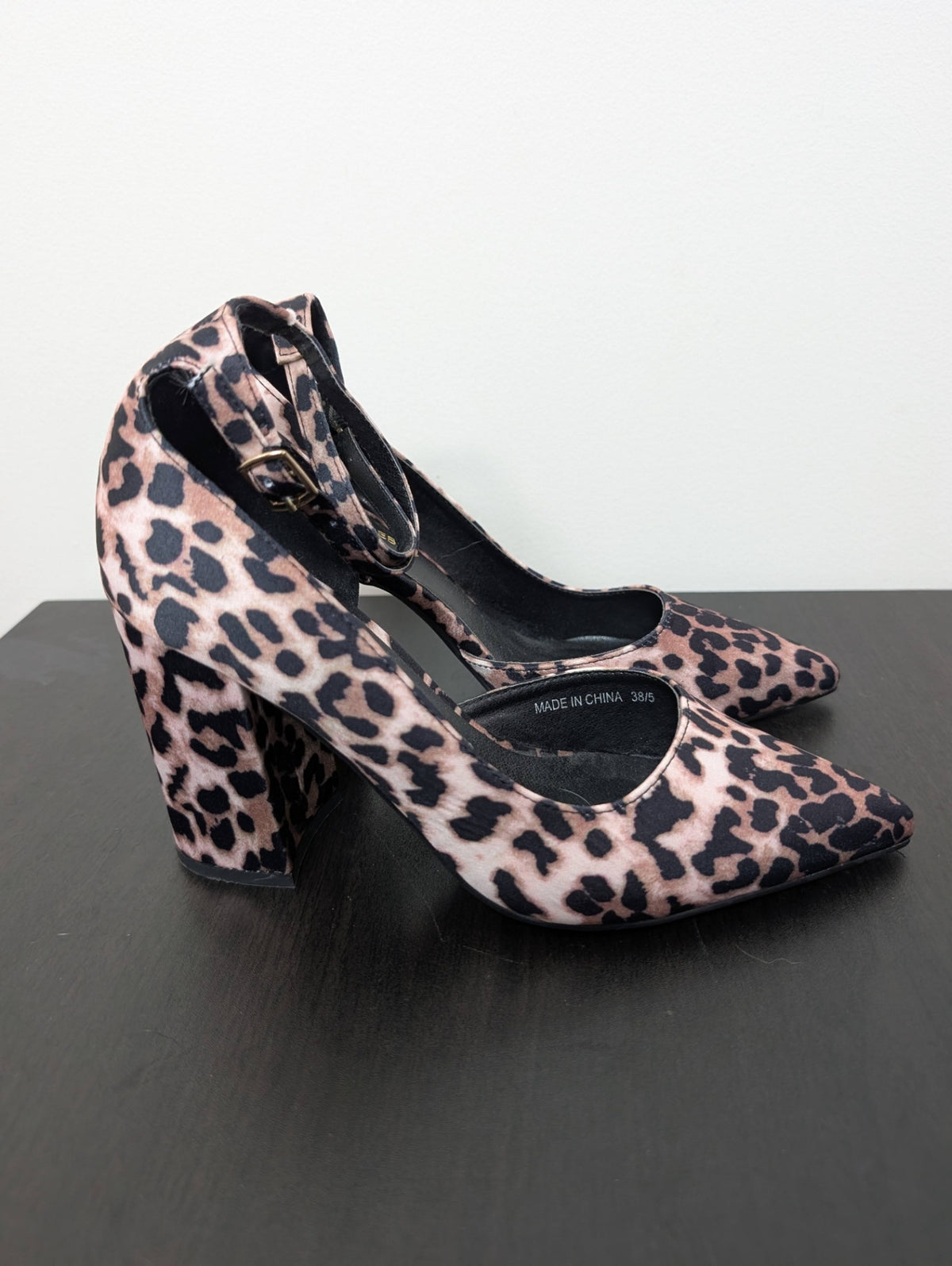 London Rebel animal print heels - 38/5