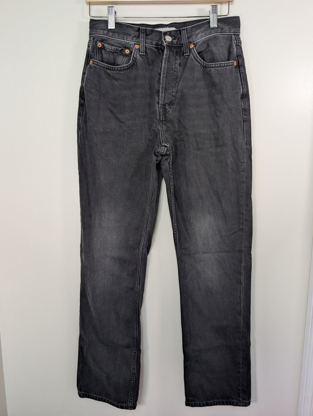 Topshop new boyfriend black jeans- 28