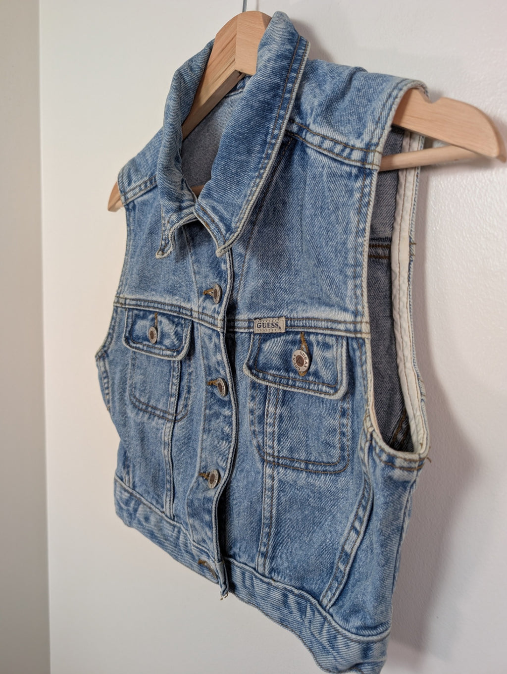 Guess denim vest - M