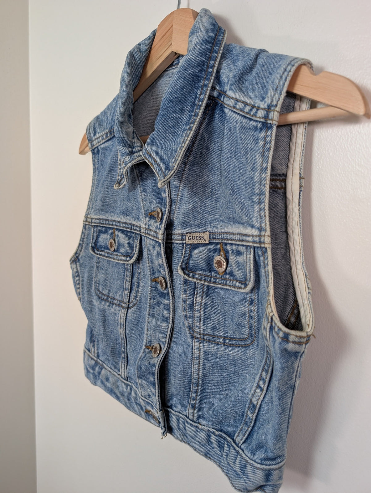 Guess denim vest - M