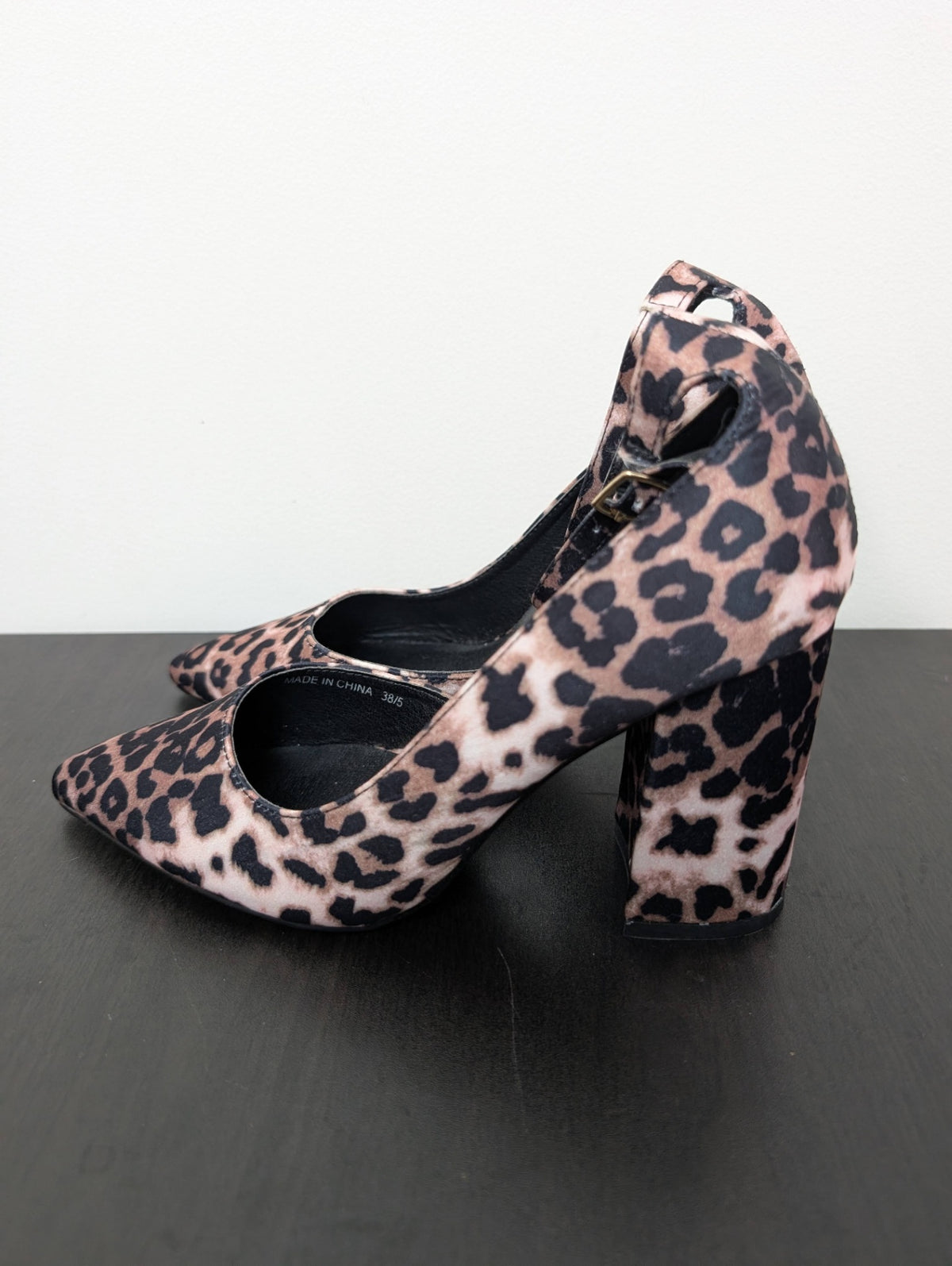 London Rebel animal print heels - 38/5