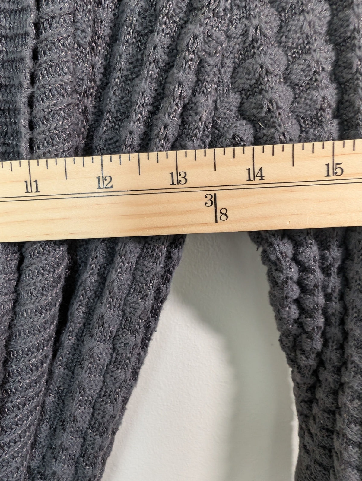 H&M grey belted cardigan - S