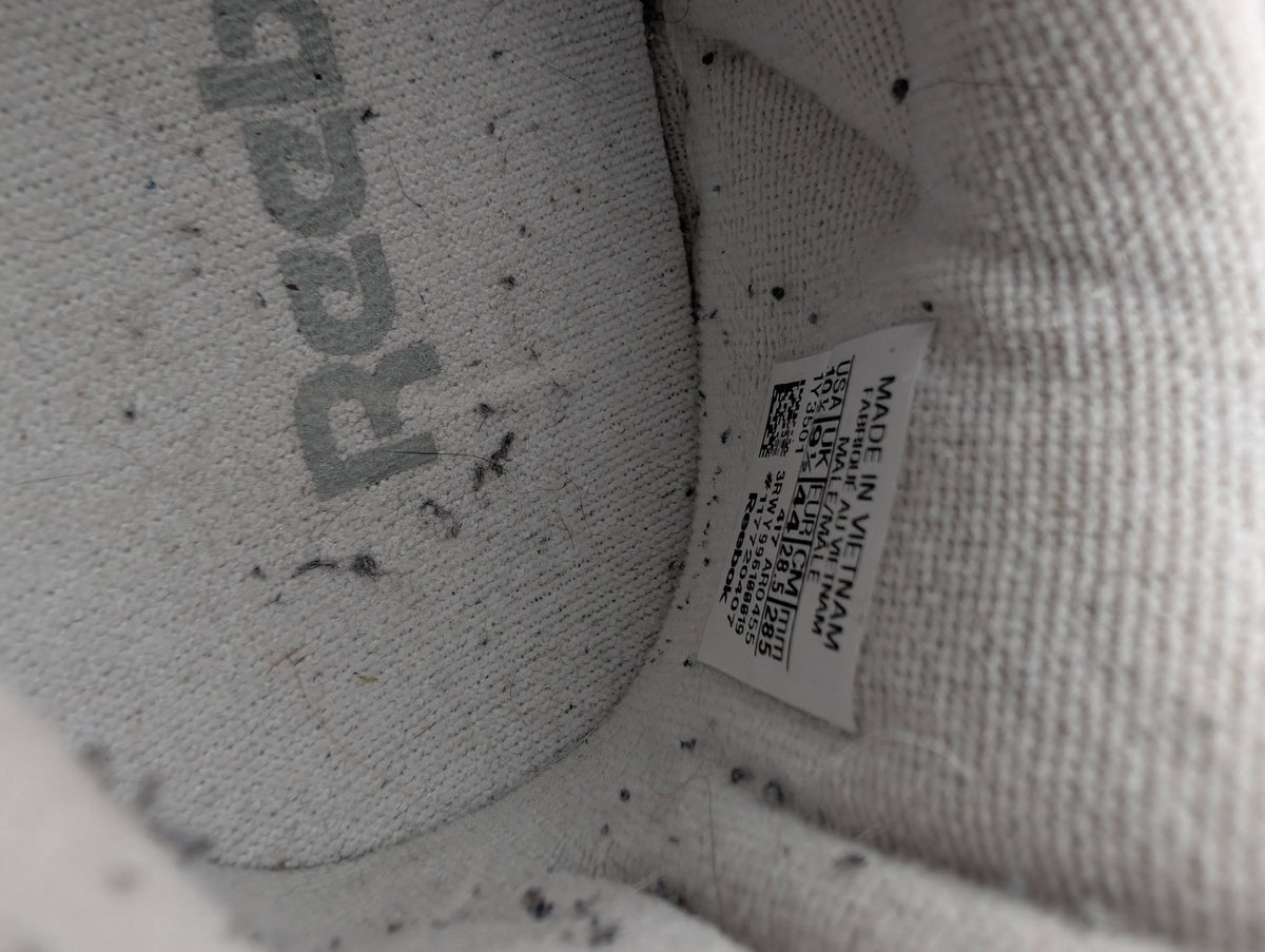 Reebok white sneakers - 10.5