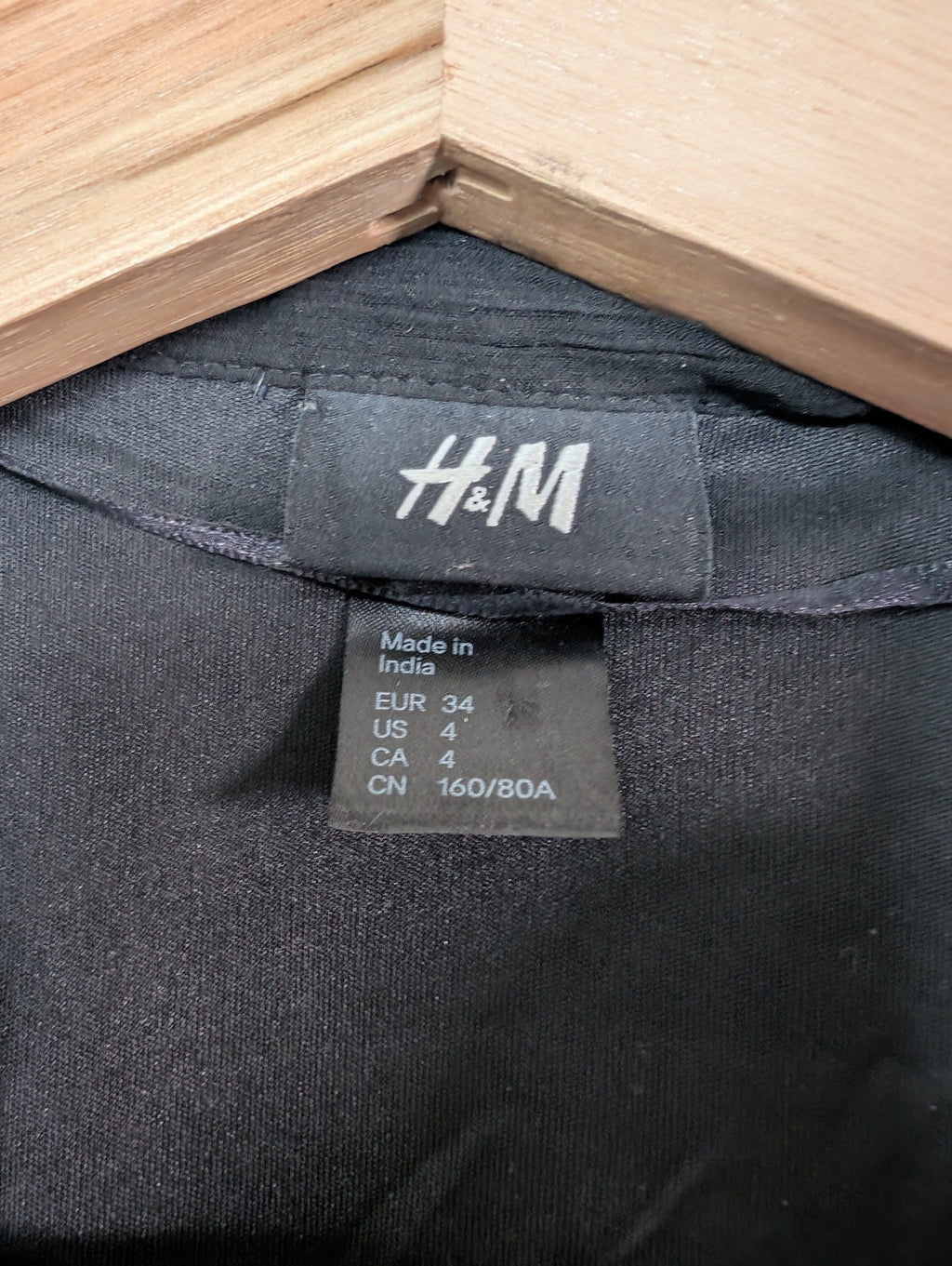 H&M black blouse - 4