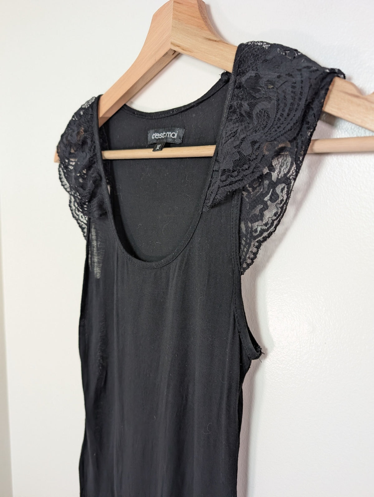 c’est moi black blouse - M